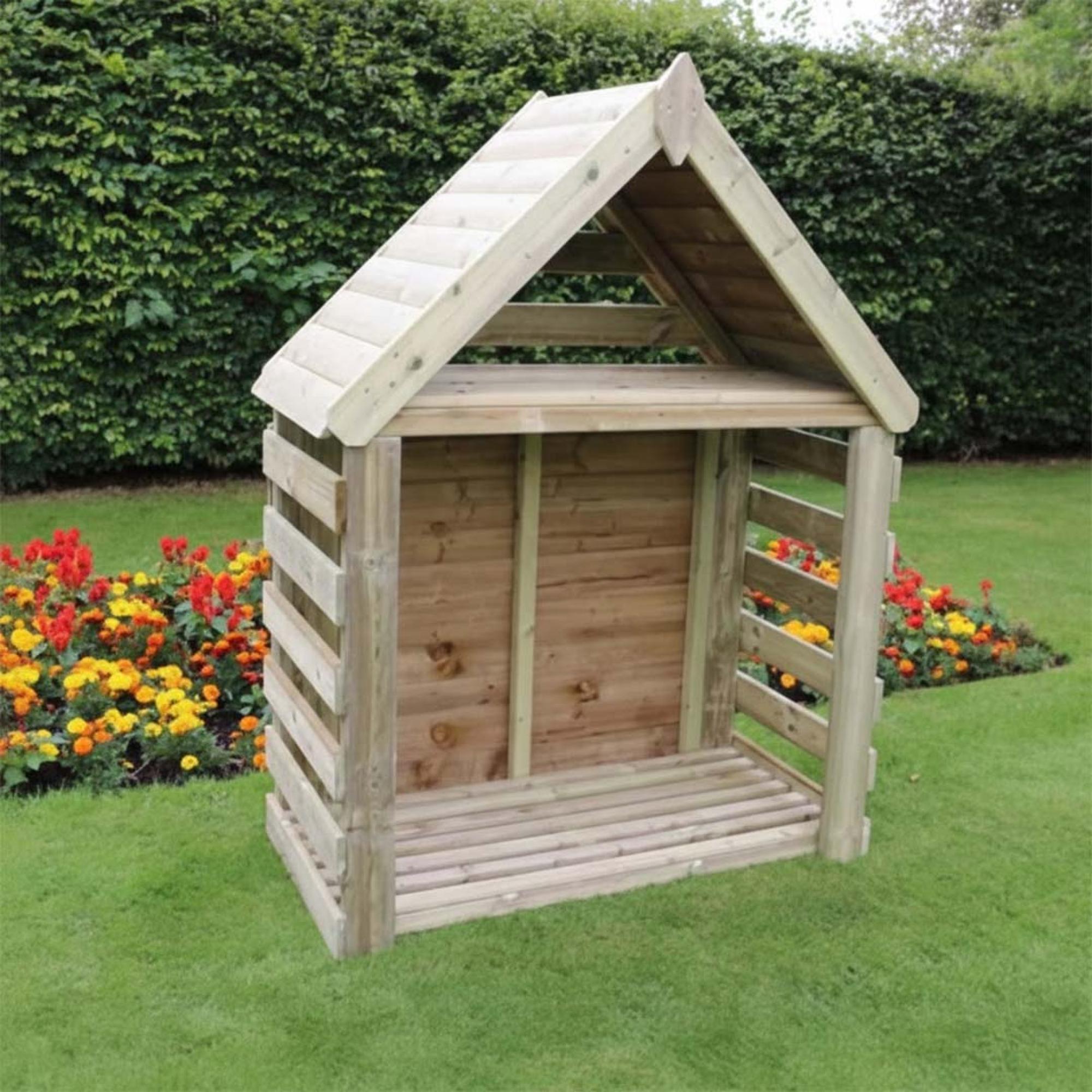 Churnet Valley Gawsworth Timber Wood Garden Log Store