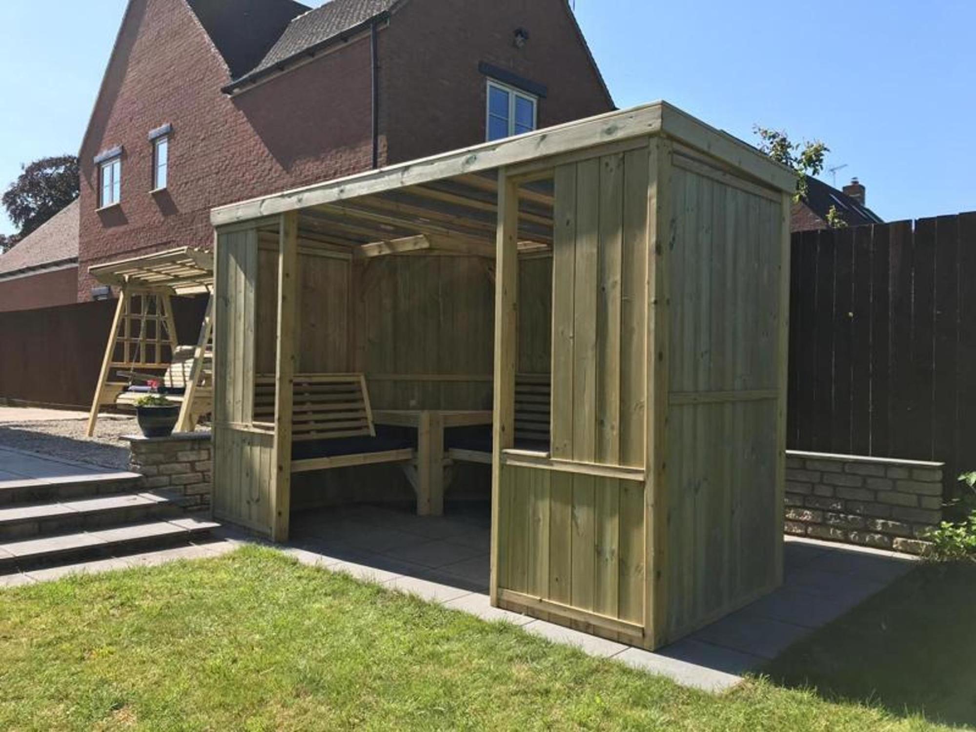 Churnet Valley Riviera Enclosed Timber Wood Garden Room