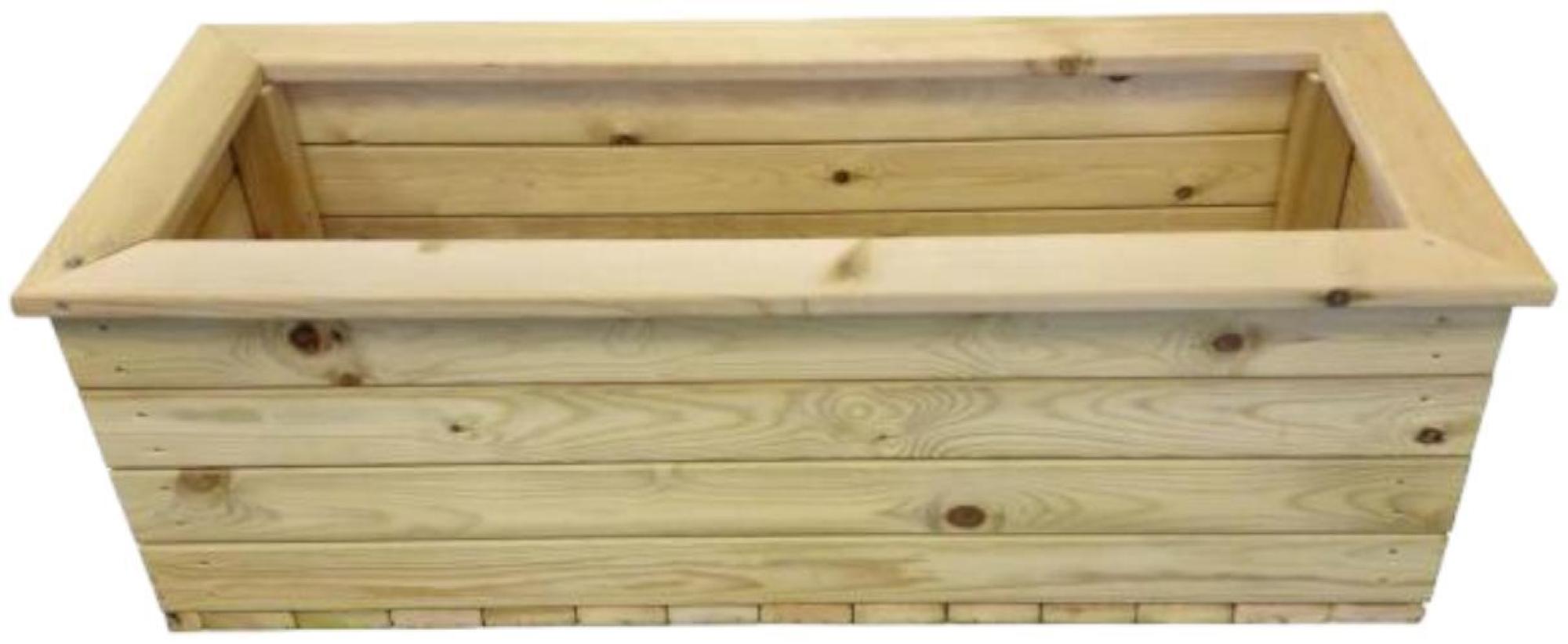 Deluxe Timber Wood Trough Garden Large Planter