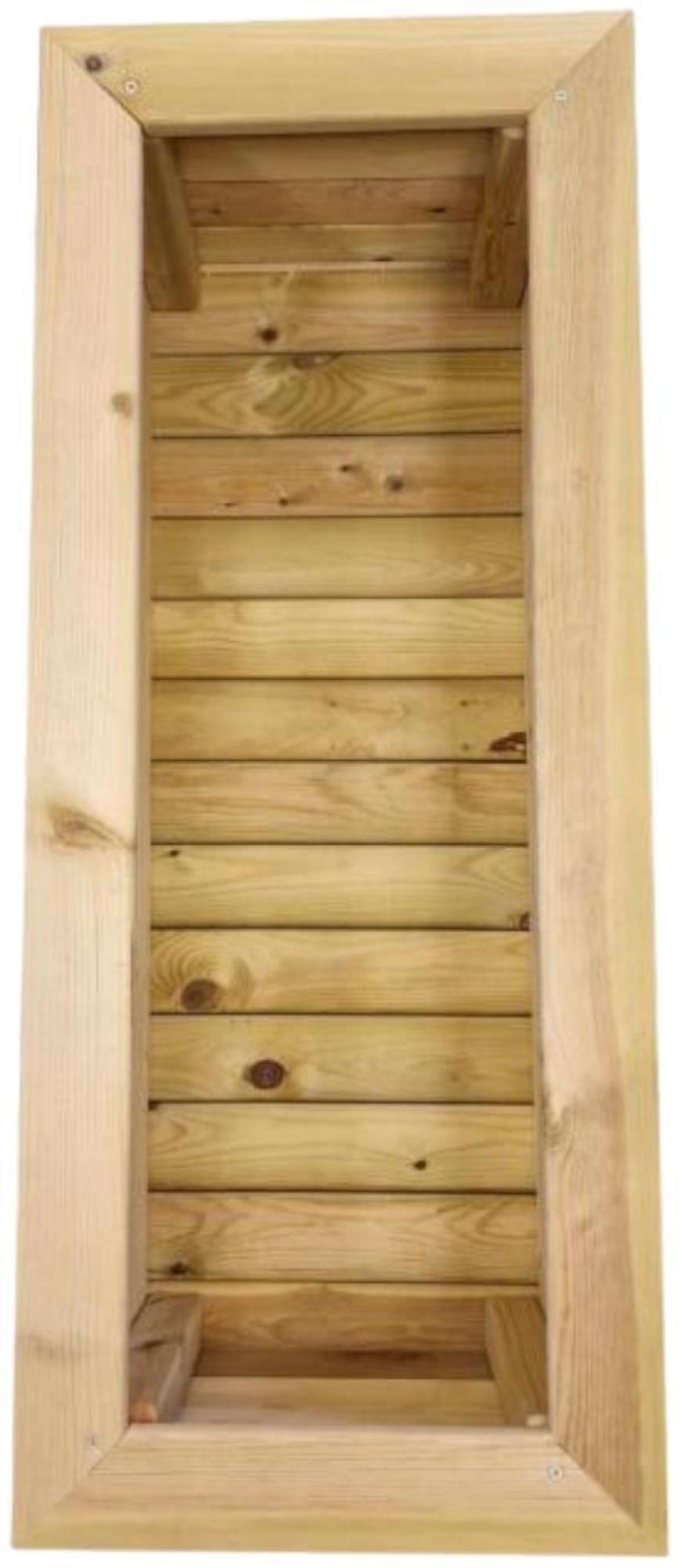 Deluxe Timber Wood Trough Garden Large Planter