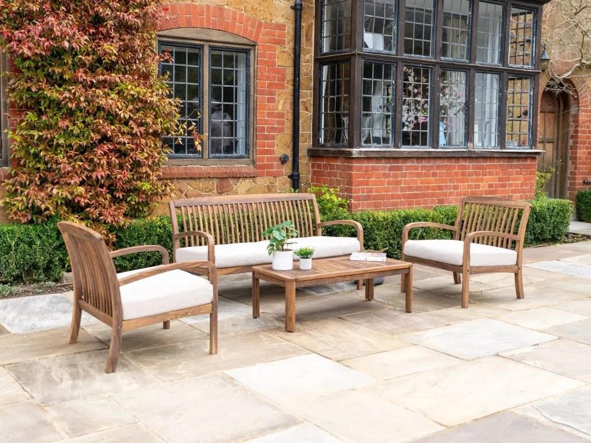 Bolney 2 Seater Sofa - Garden - Acacia Wood