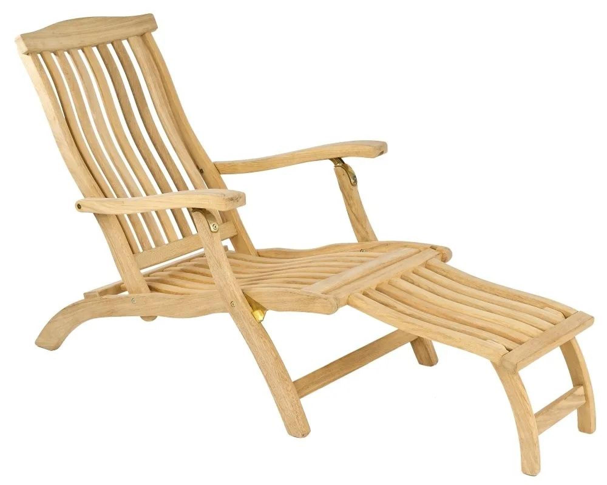 Roble Wood Garden Steamer Chair
