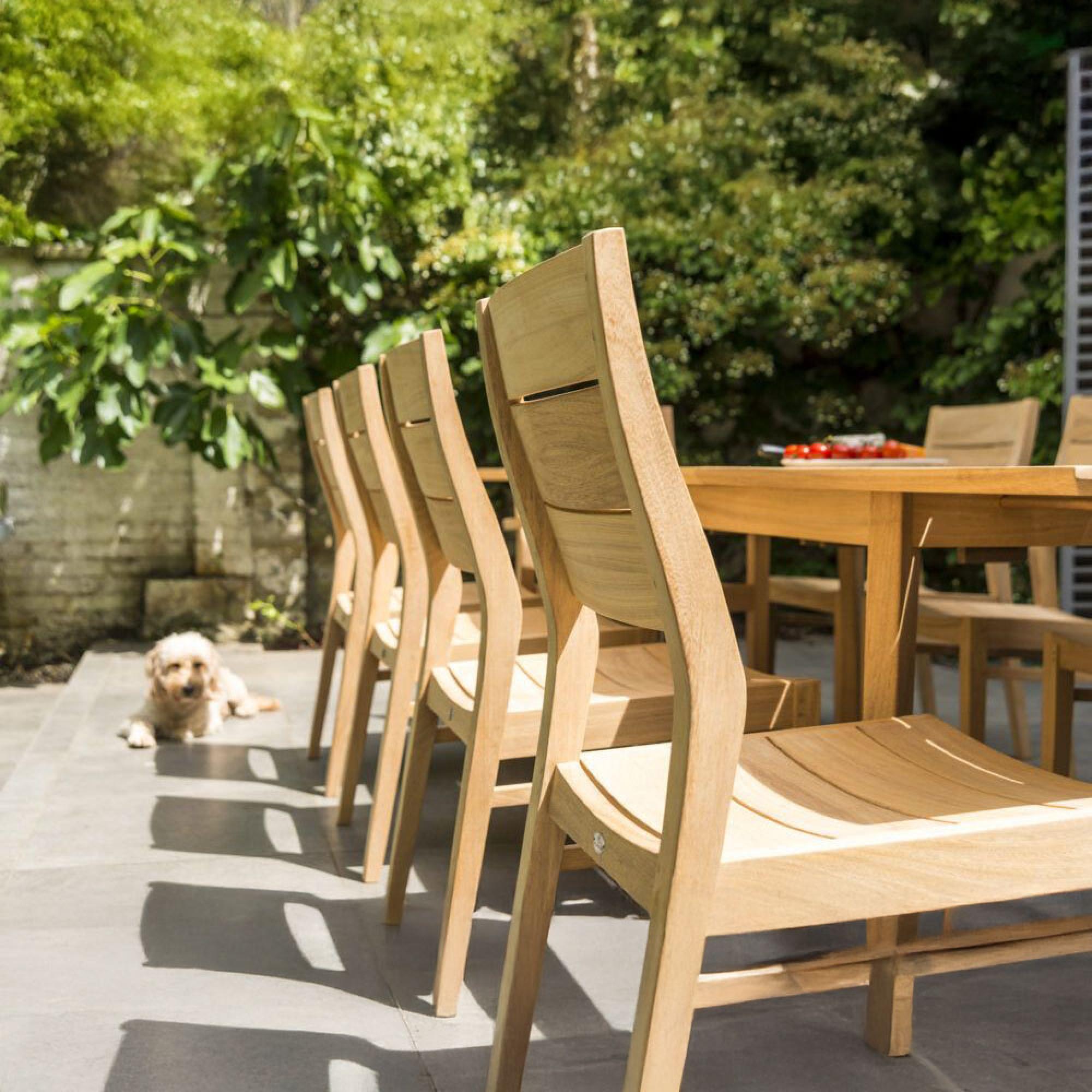 Roble Wood Tivoli Garden High Back Chair