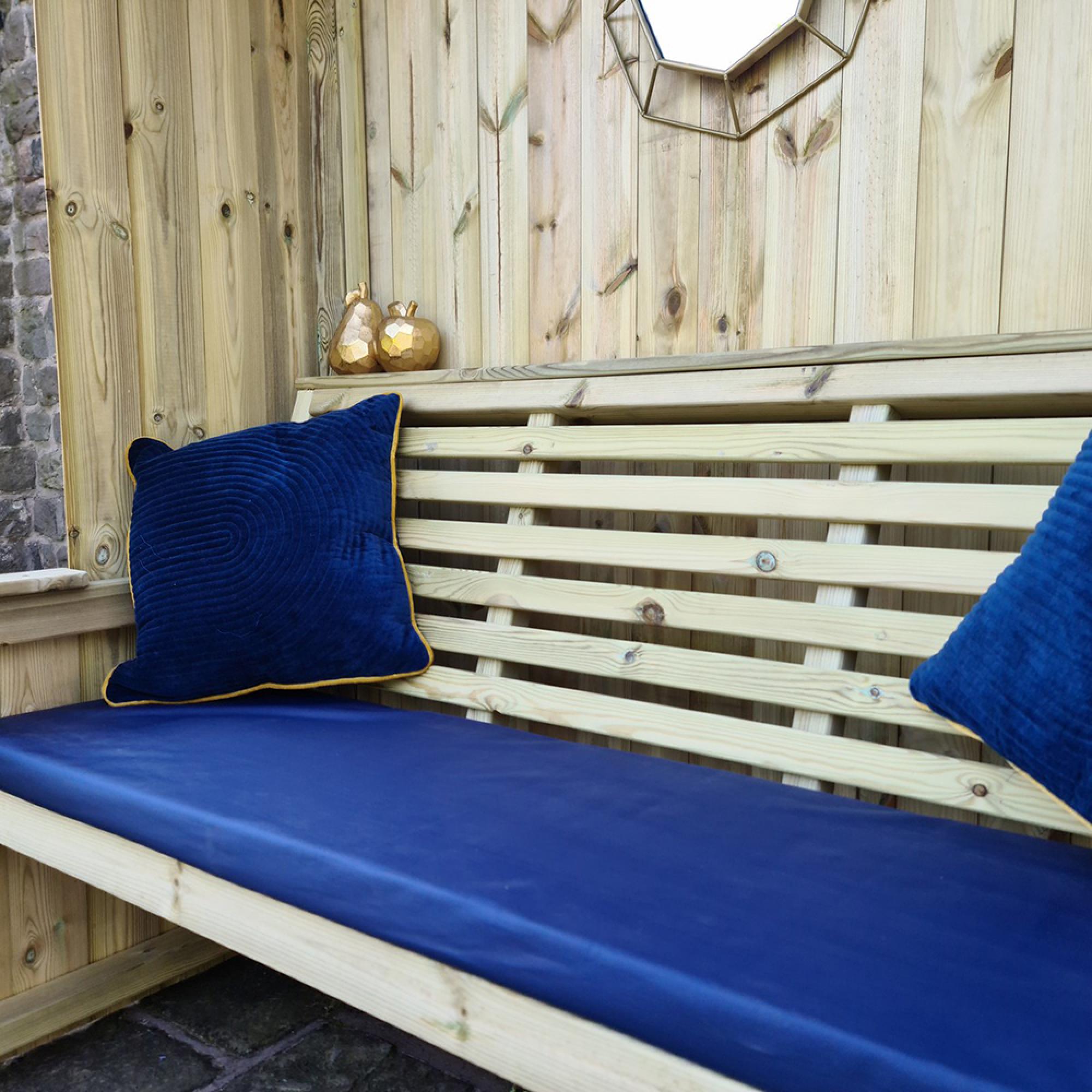 Churnet Valley Four Season Timber Wood 3 Seater Garden Arbour