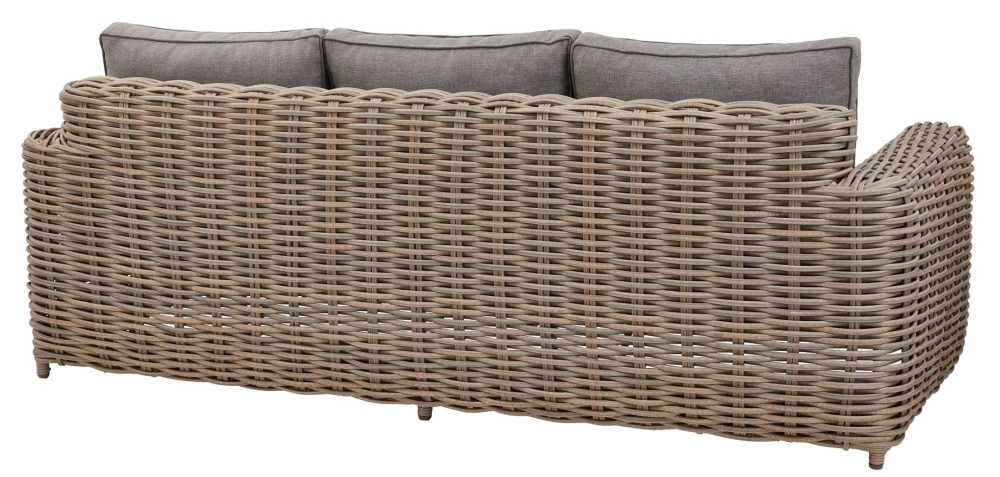 Amalfi Garden Sofa Set - 3 Seater - Rattan