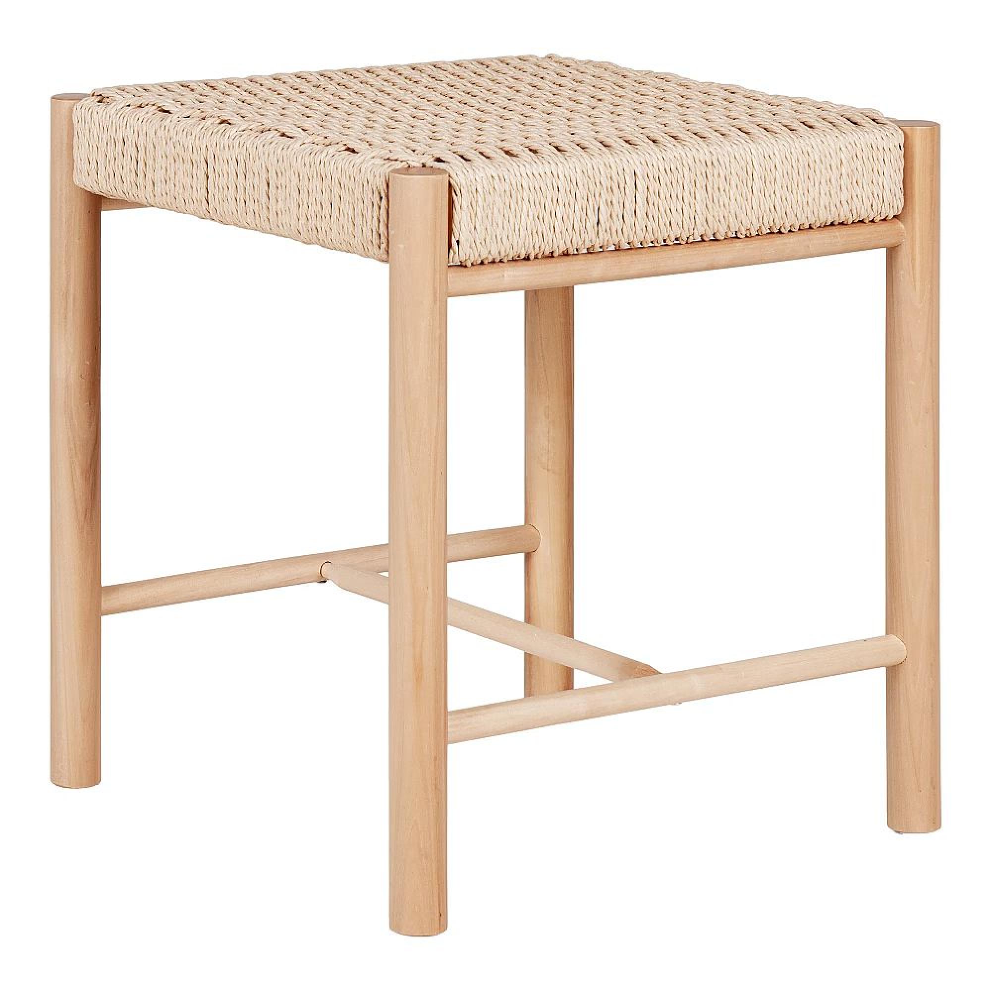 Clearance - Set of 2 Abano Natural Stool - FSS16030