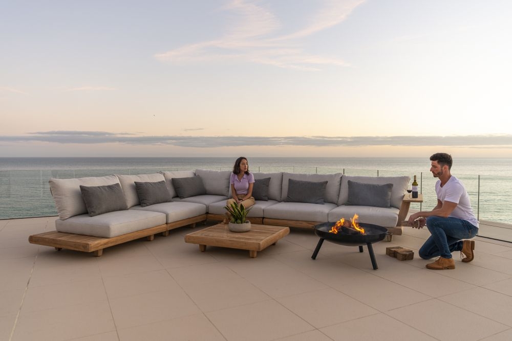 Sorrento Garden Coffee Table -  Square - Teak Wood