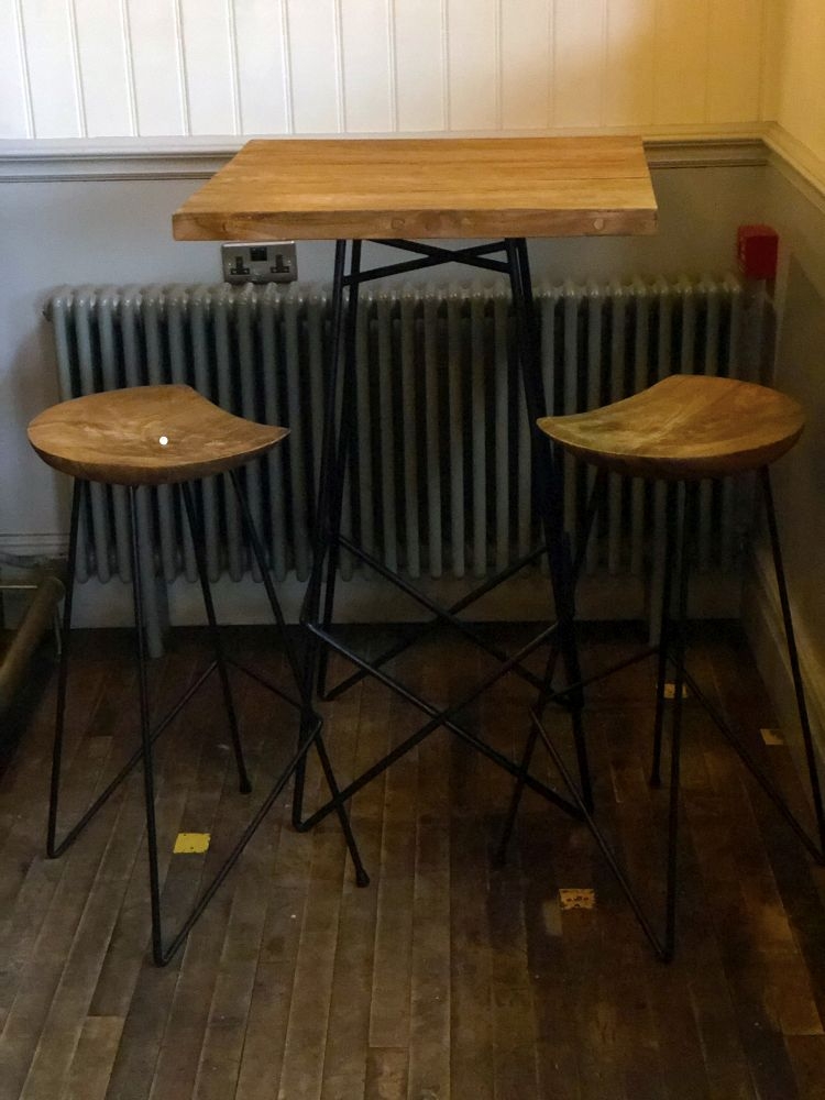 Belfort Teak Wood Bar Table