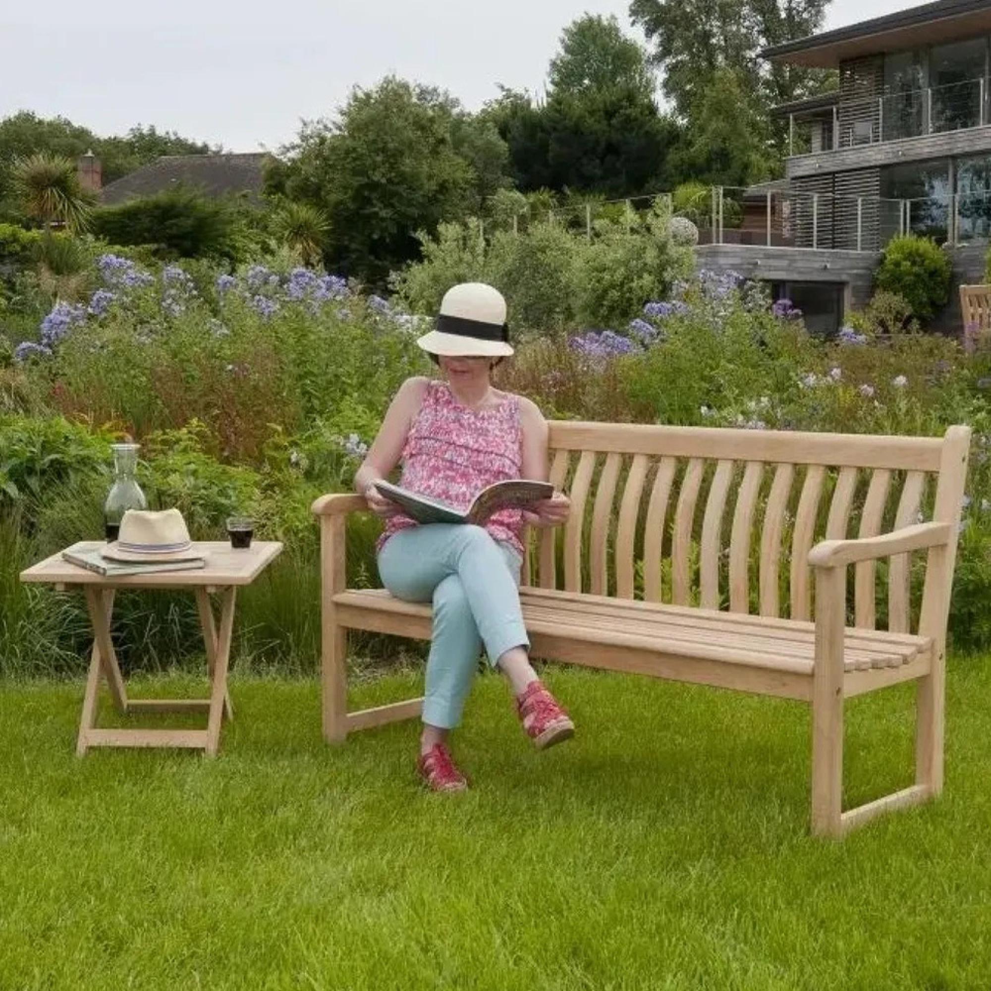 Roble Wood Broadfield Garden 5ft Bench
