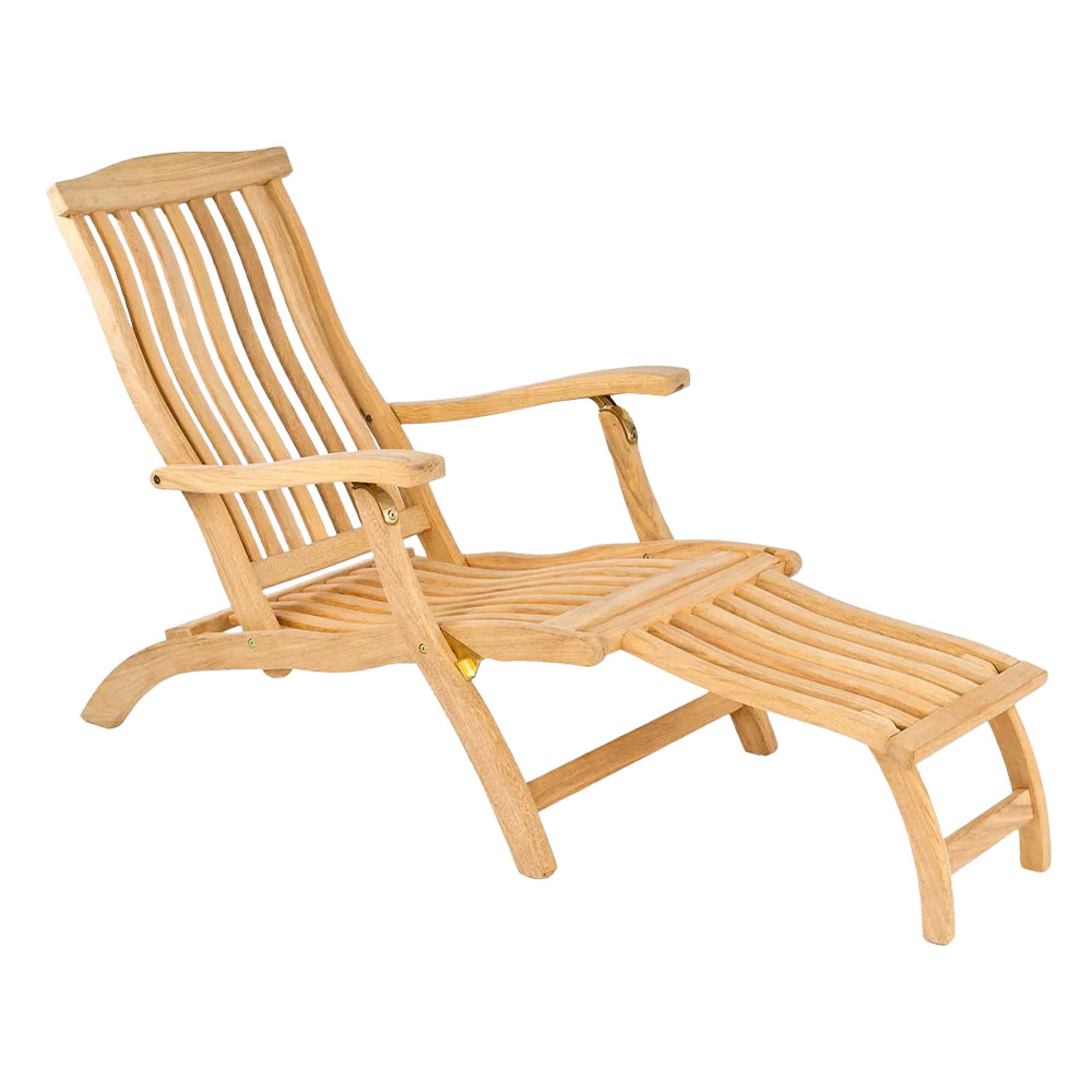 Roble Wood Garden Steamer Chair