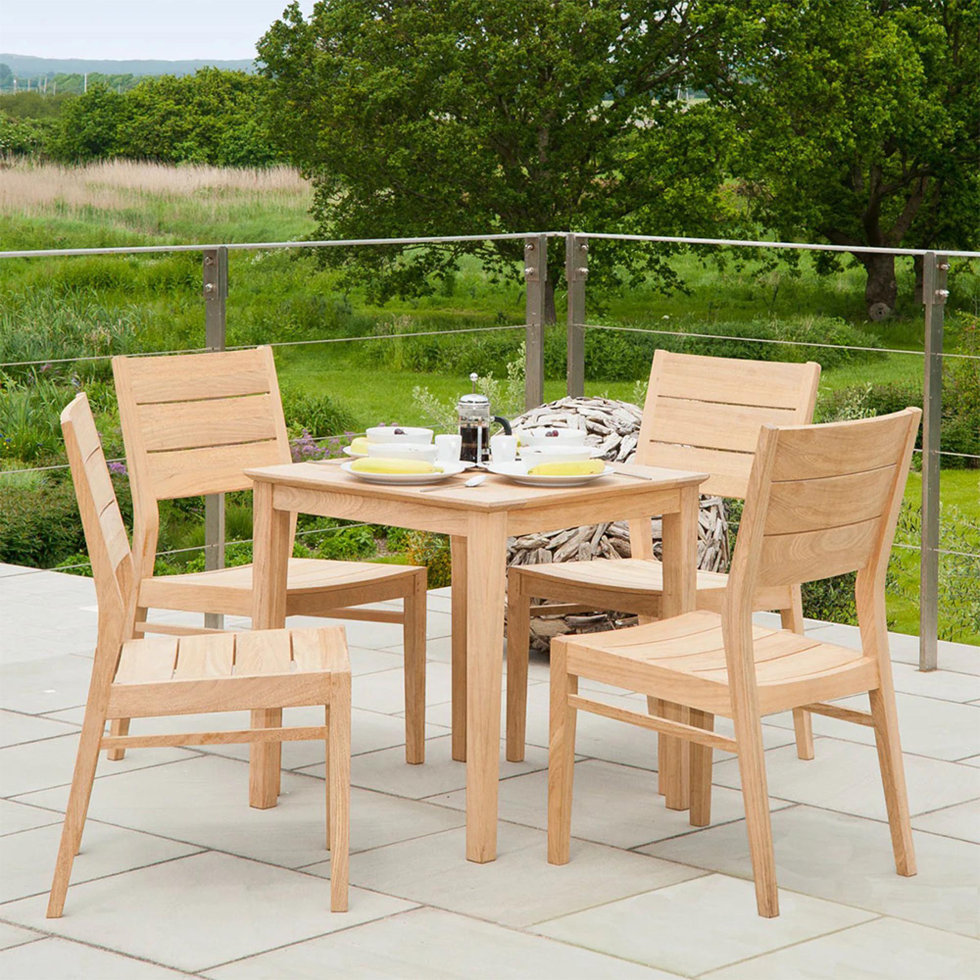 Roble Wood Tivoli Garden High Back Chair