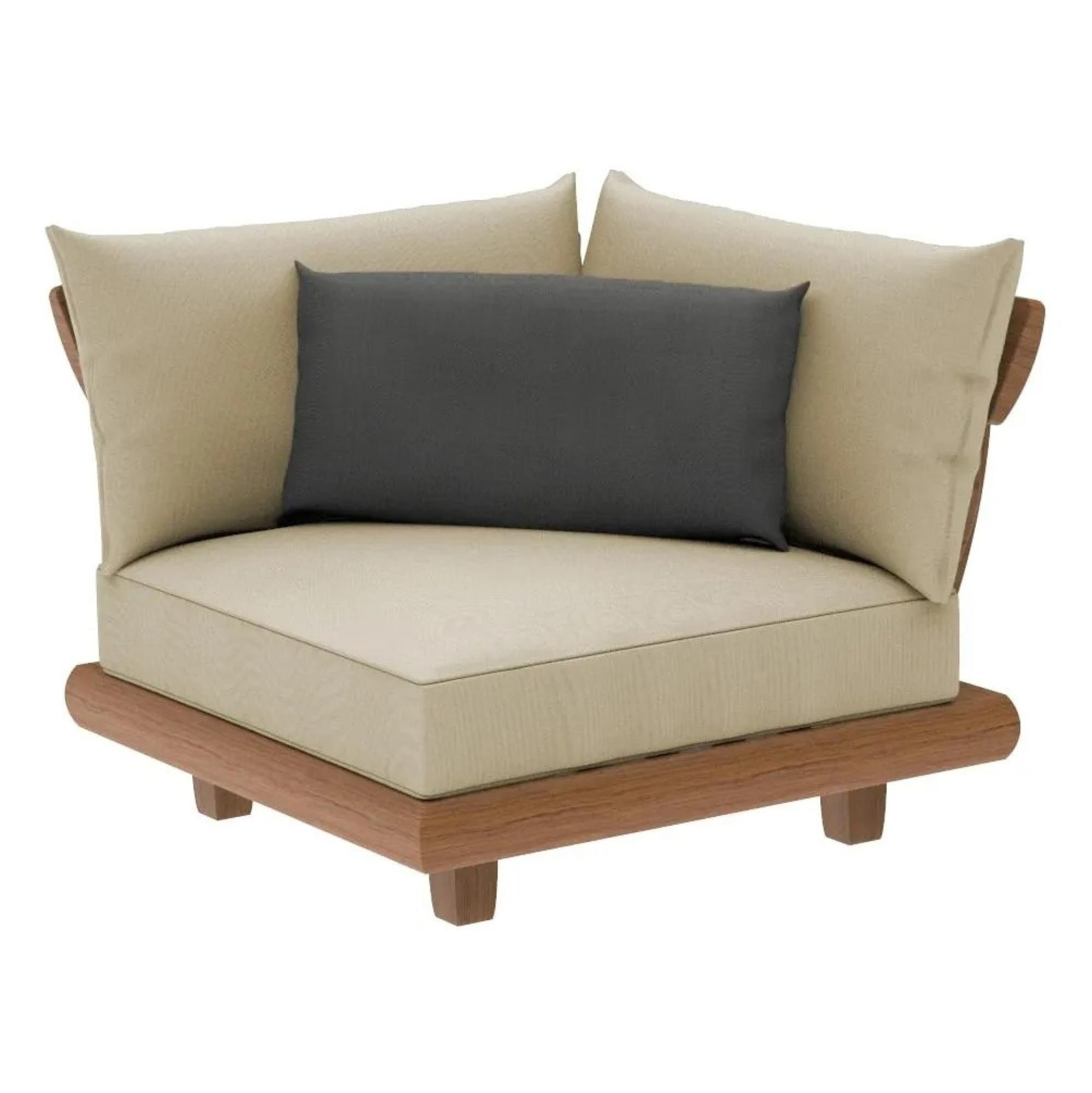 Sorrento Garden Corner Module - Teak Wood