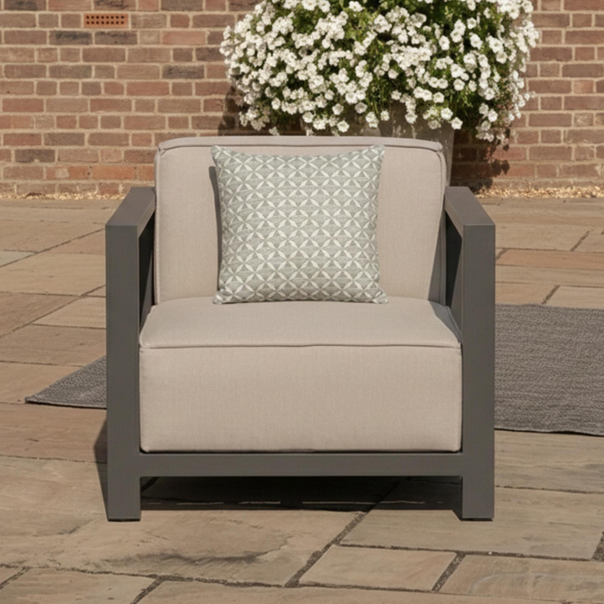 Ibiza Garden Armchair - Oatmeal