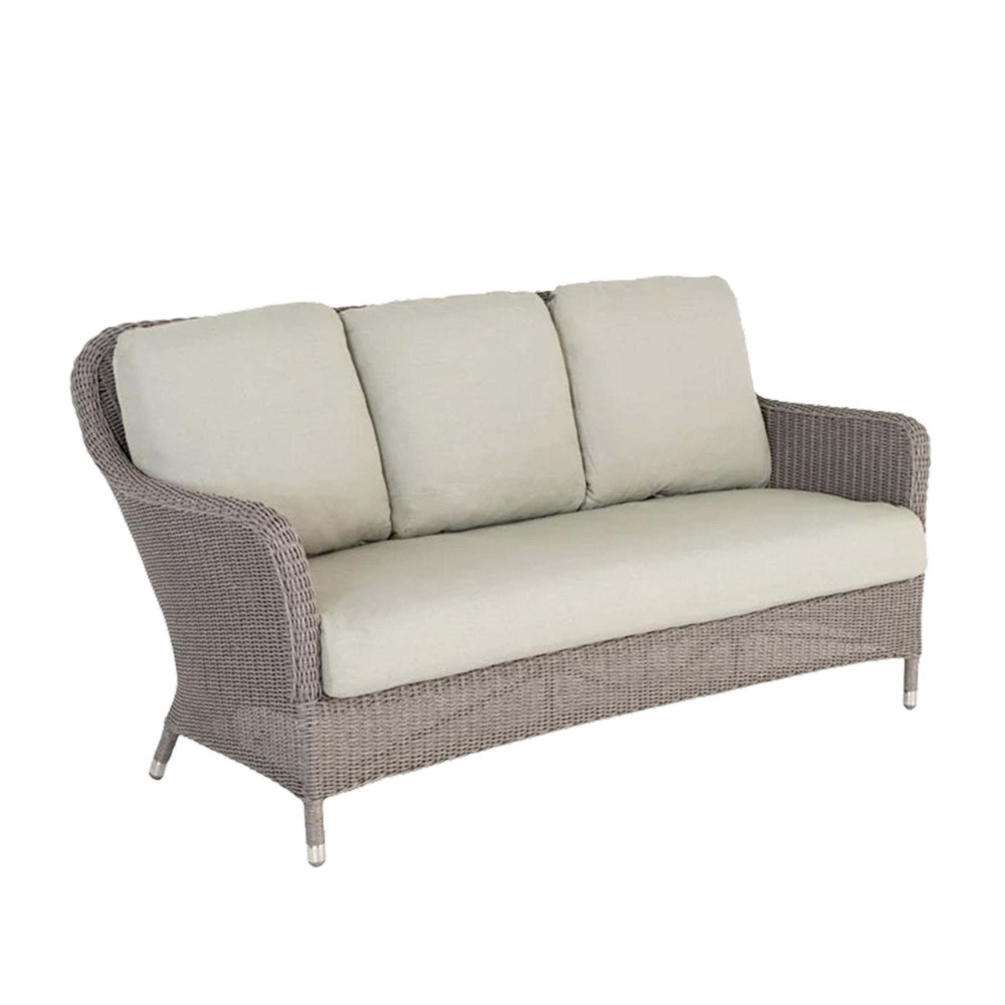 Hazelmere 3 Seater Sofa - Garden - Grey Weave