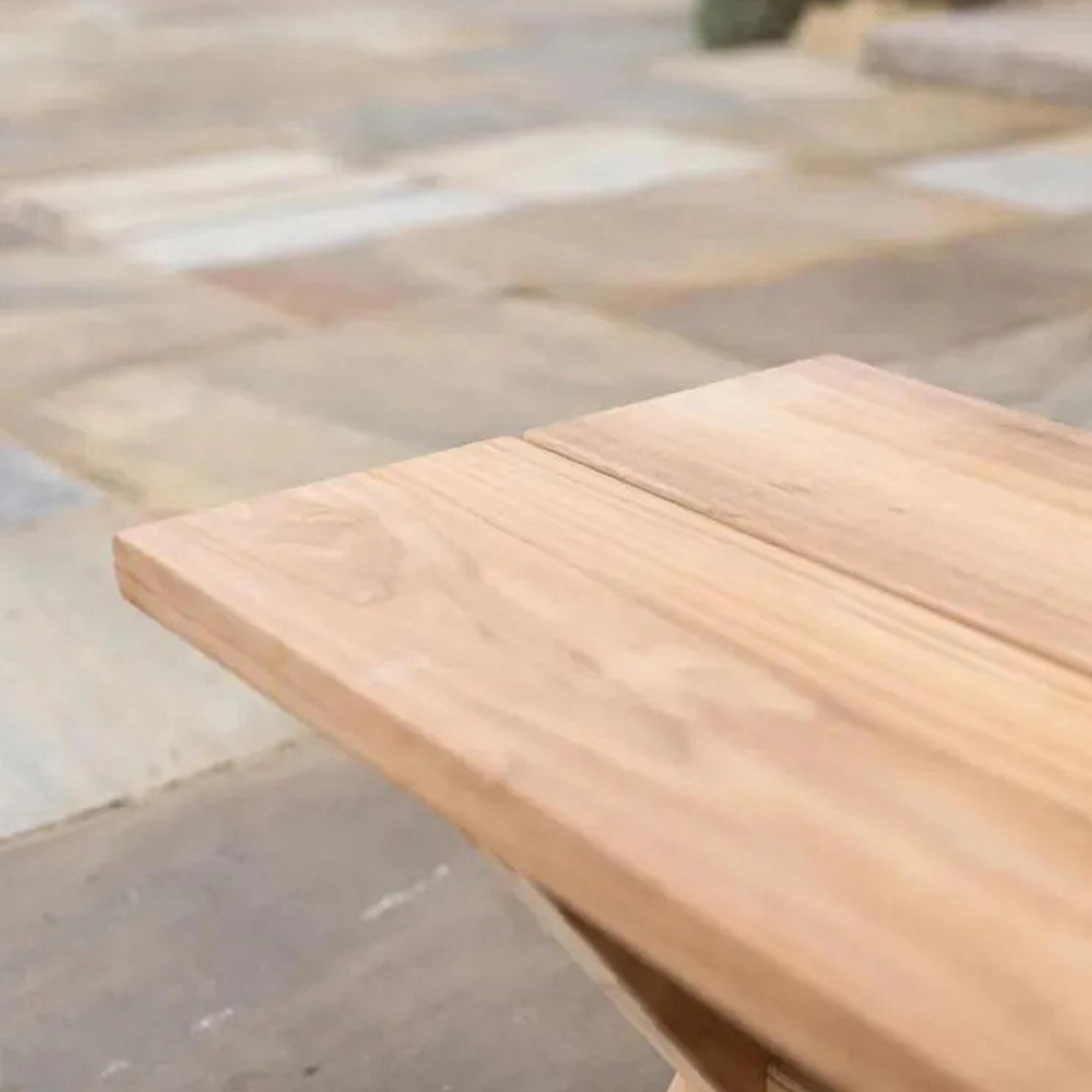 Plank Dining Bench - Garden - Teak Wood