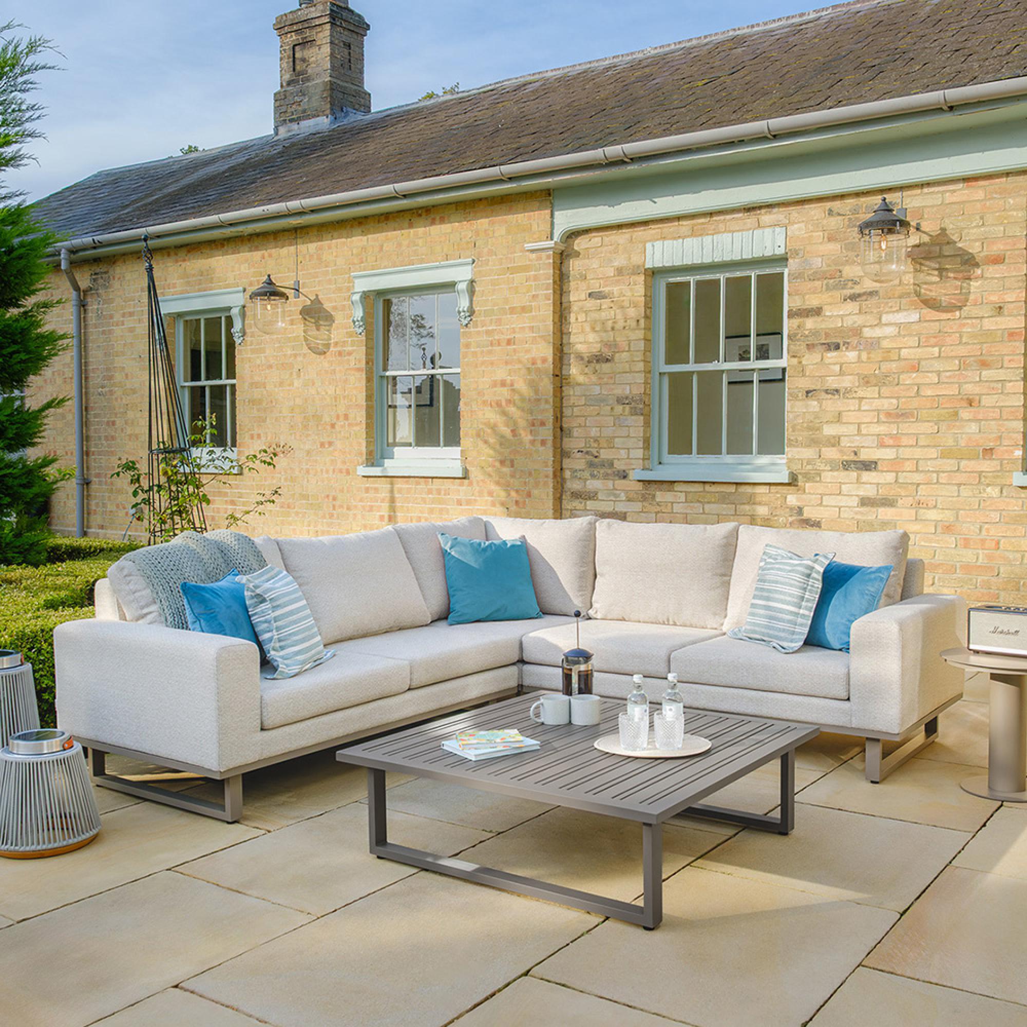 Ethos Garden Corner Sofa - Latte