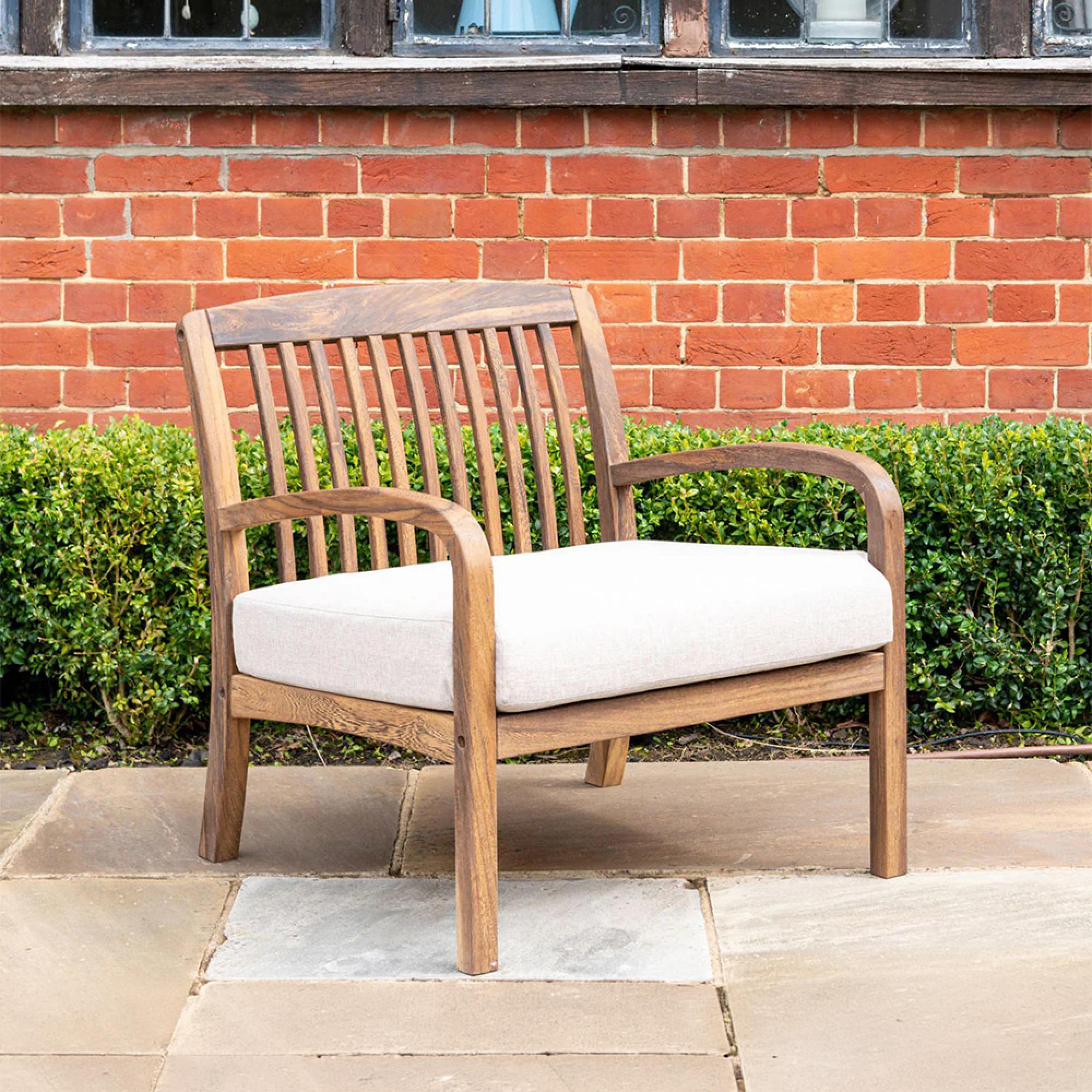 Bolney Lounge Chair - Garden - Acacia Wood