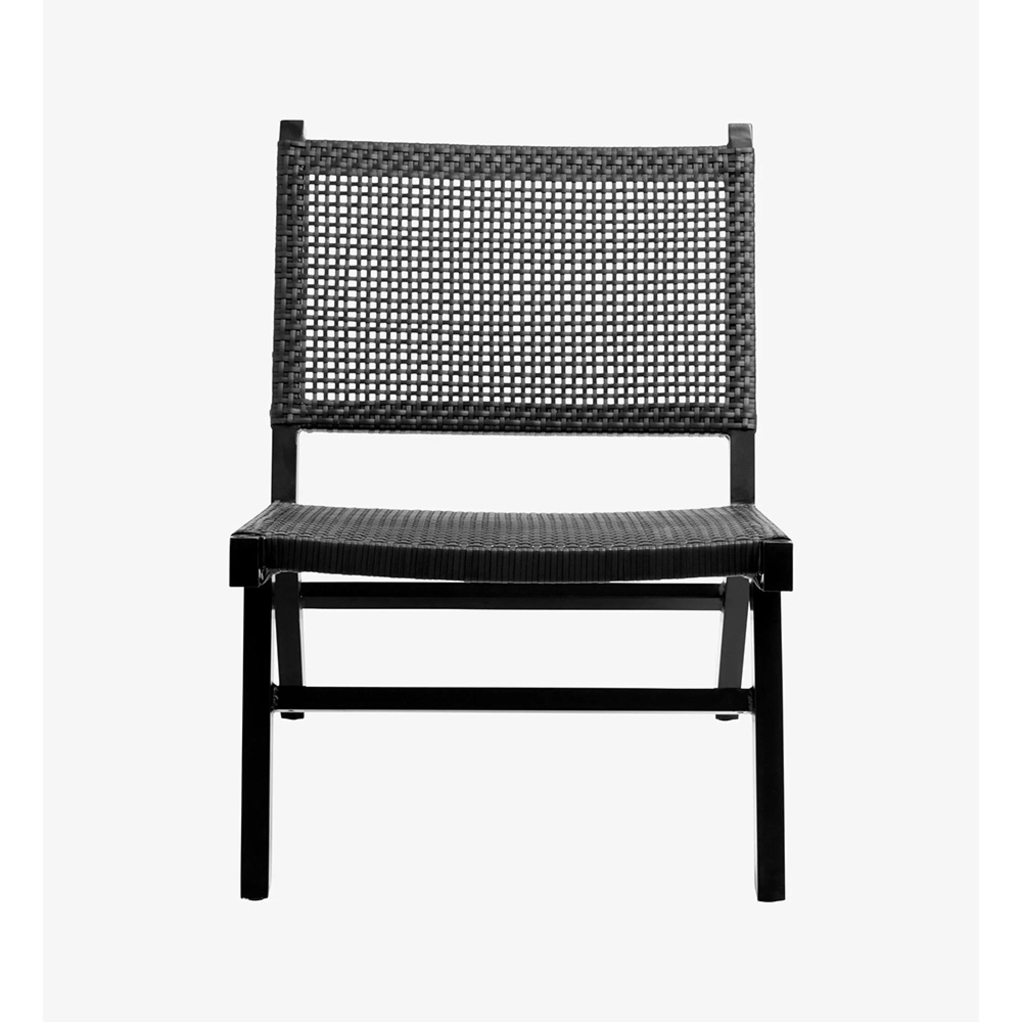 Vasai Garden Lounge Chair - Black