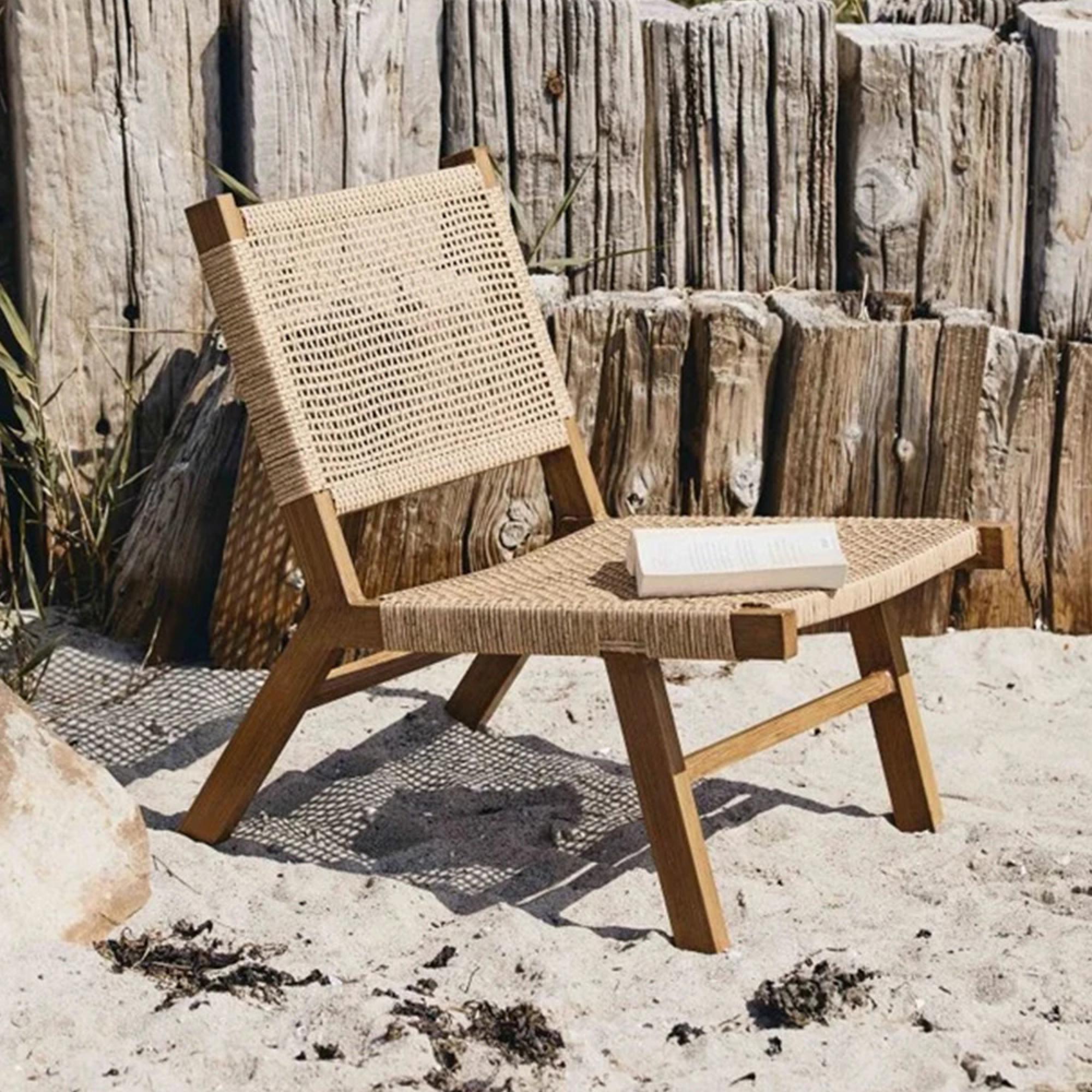 Vasai Garden Lounge Chair - Natural