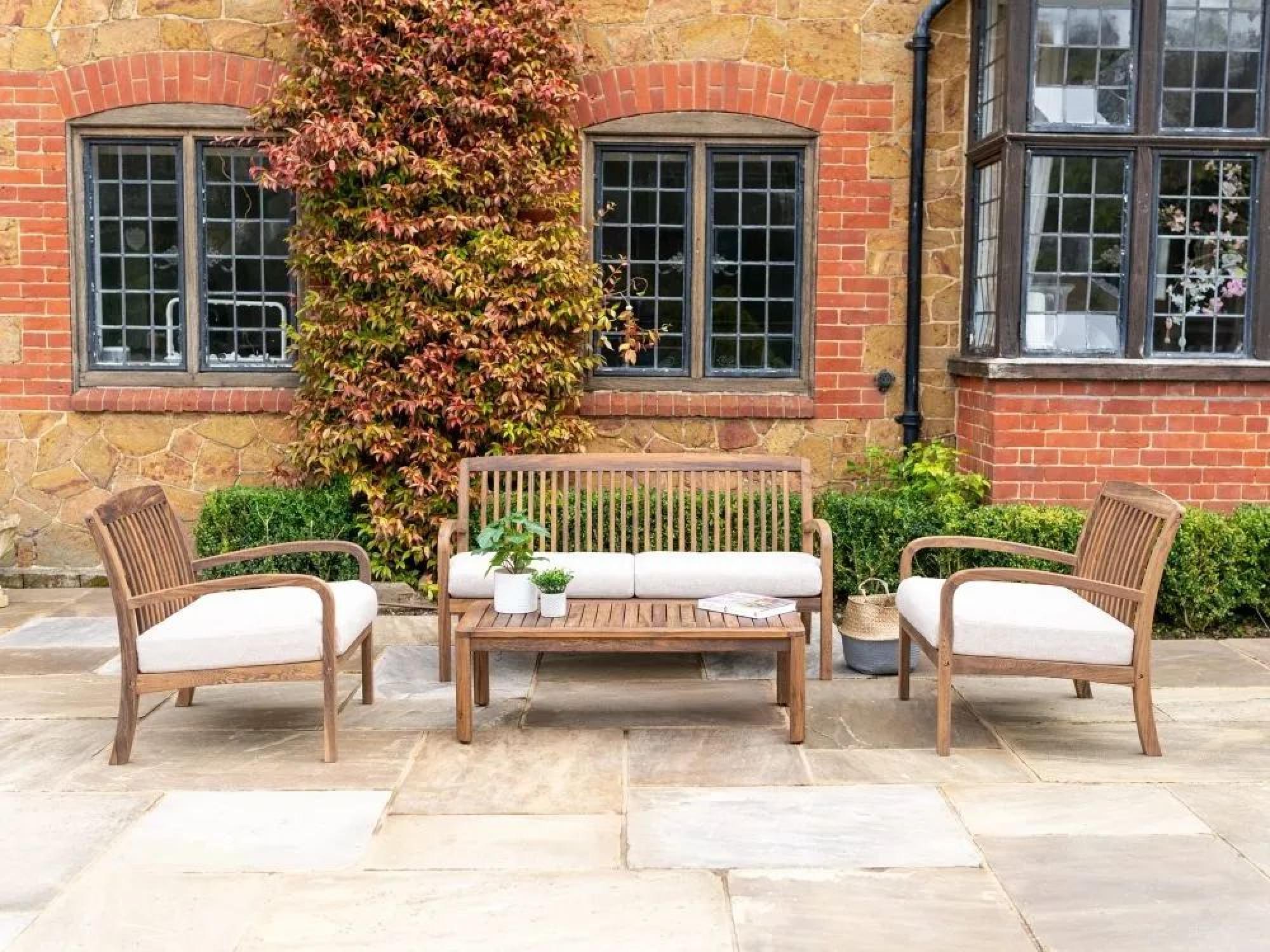 Bolney 2 Seater Sofa - Garden - Acacia Wood