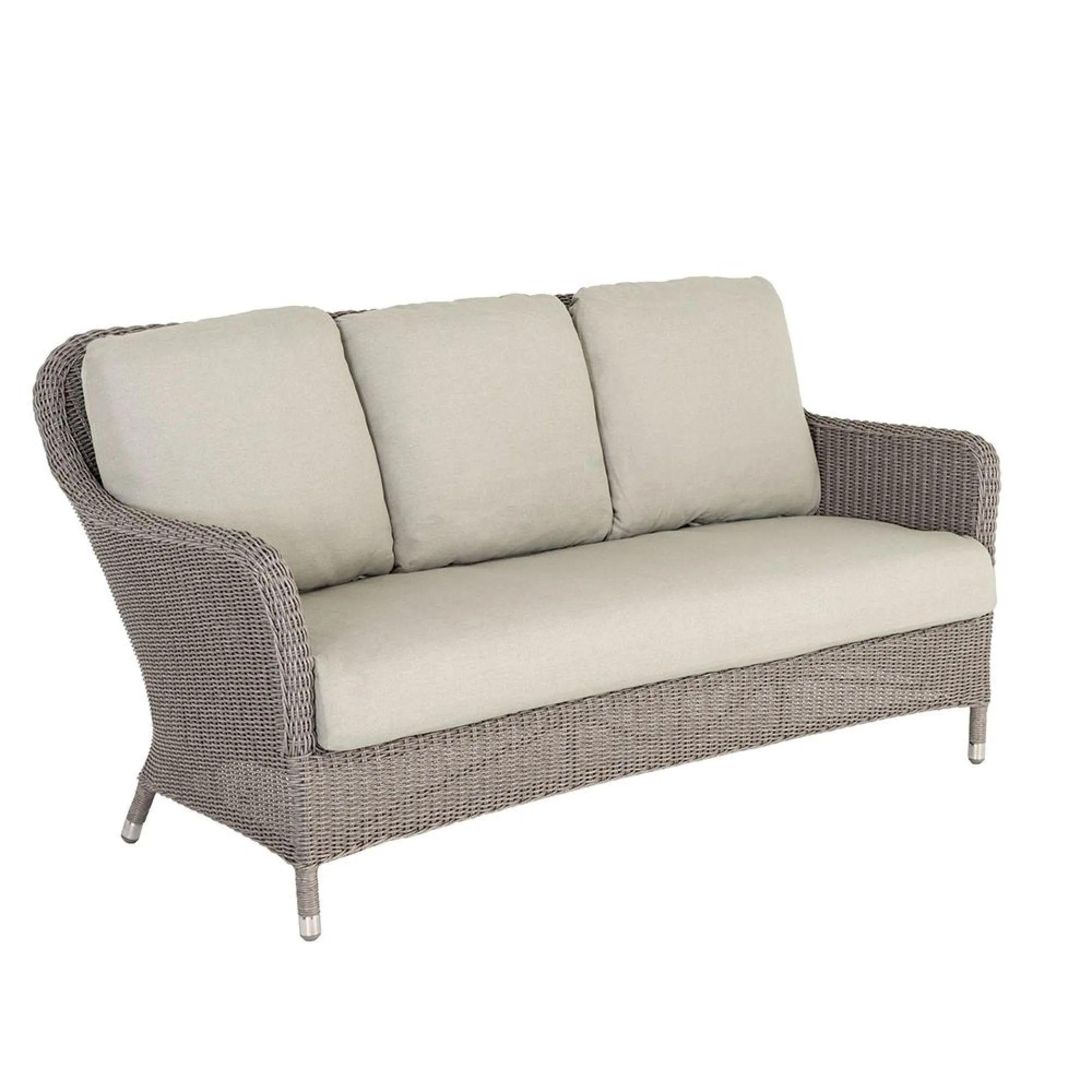 Hazelmere 3 Seater Sofa - Garden - Grey Weave