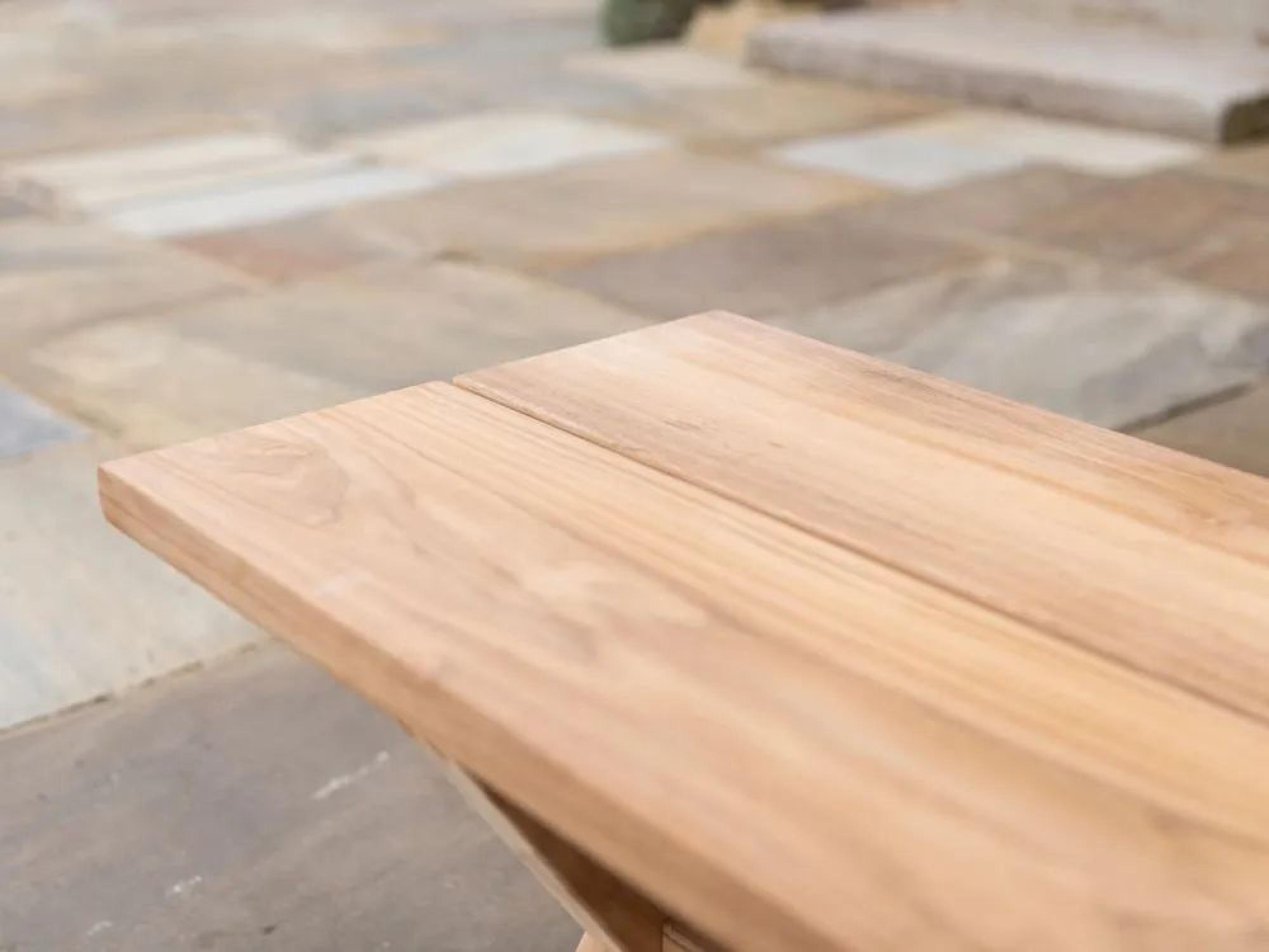 Plank Dining Bench - Garden - Teak Wood
