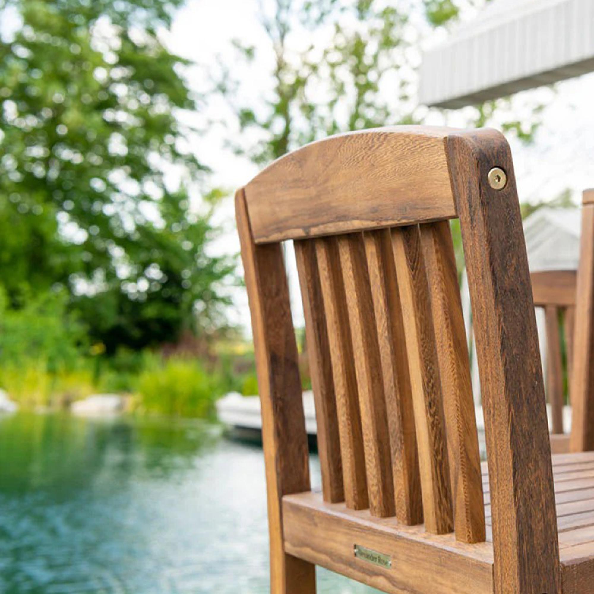 Bolney Barstool - Garden - Acacia Wood