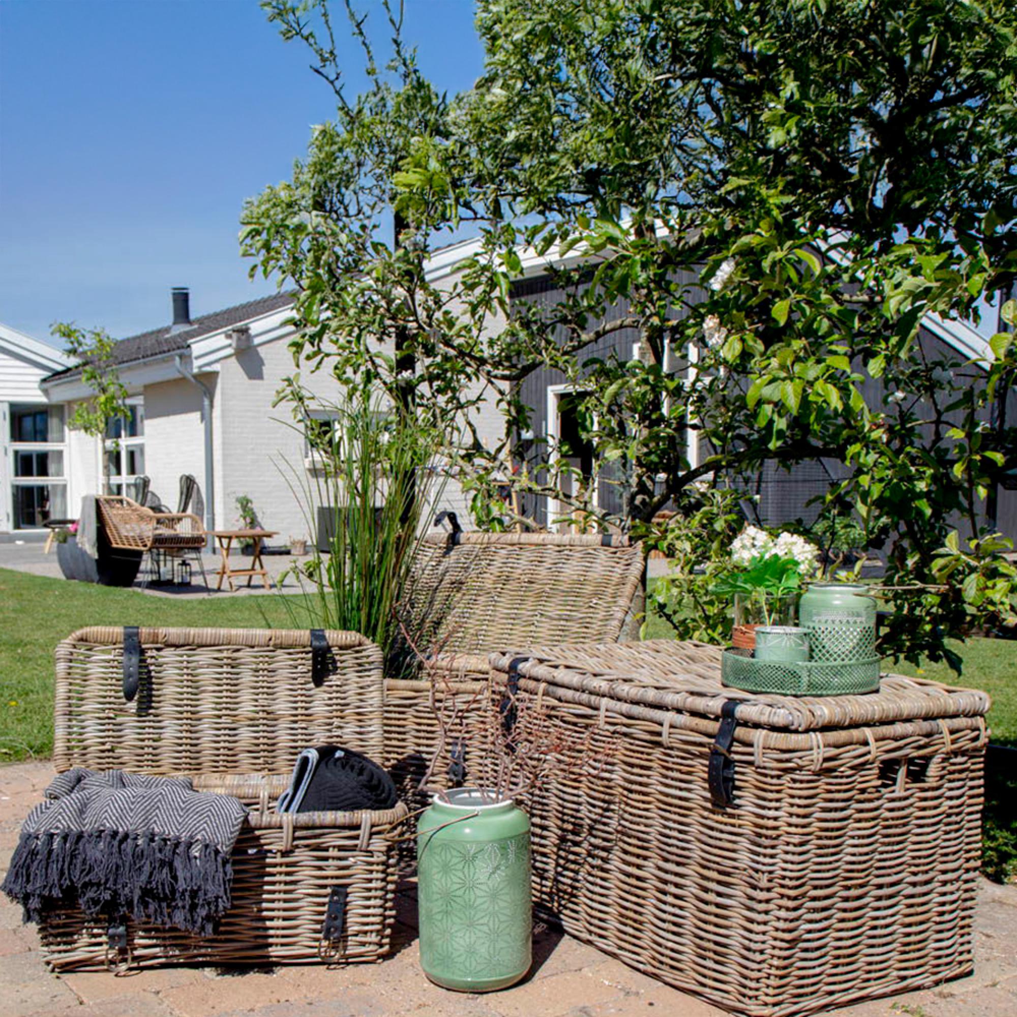 Depok Storage Trunk - Set of 3 - Kubu Rattan
