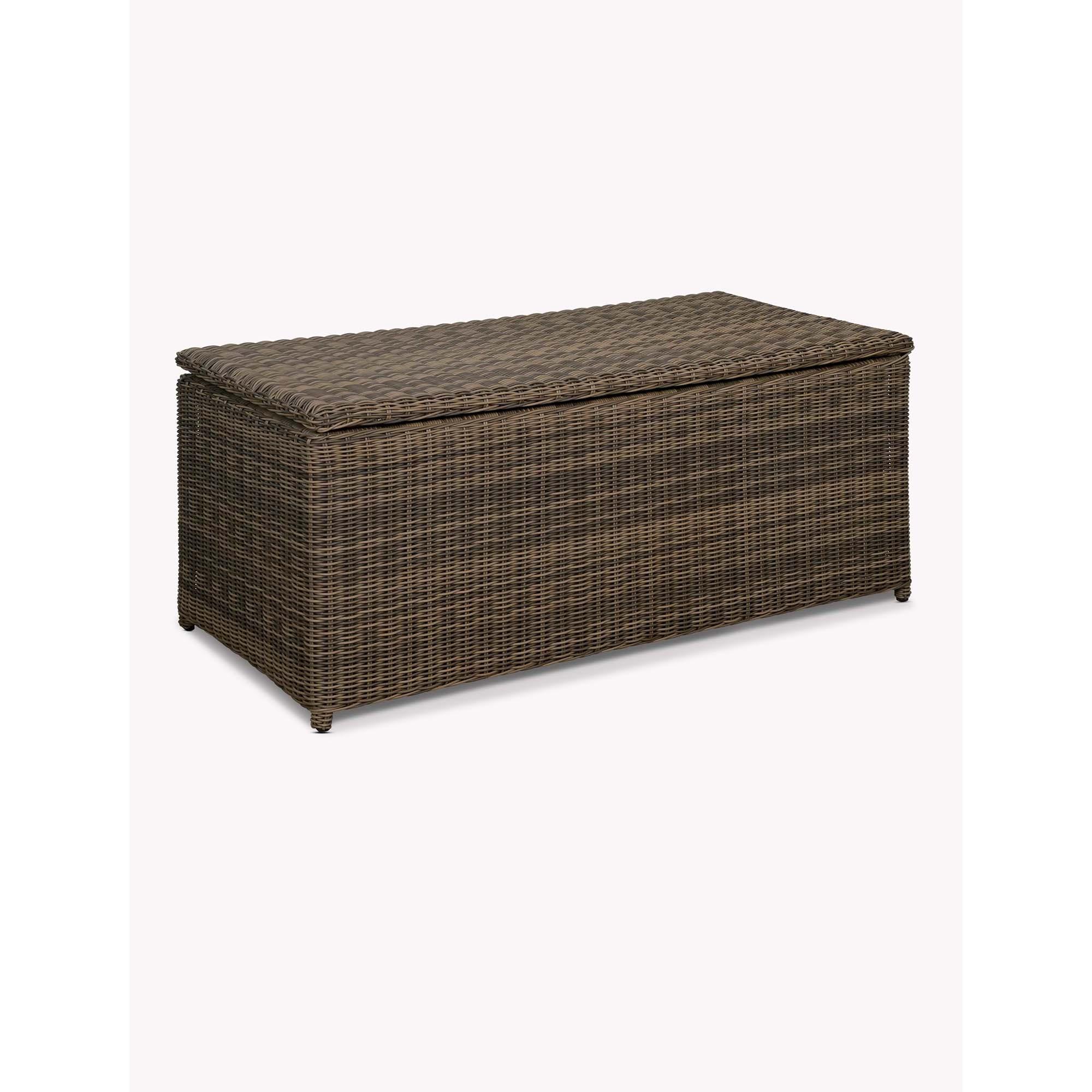 Skala Outdoor Storage Box Large Dark Rattan