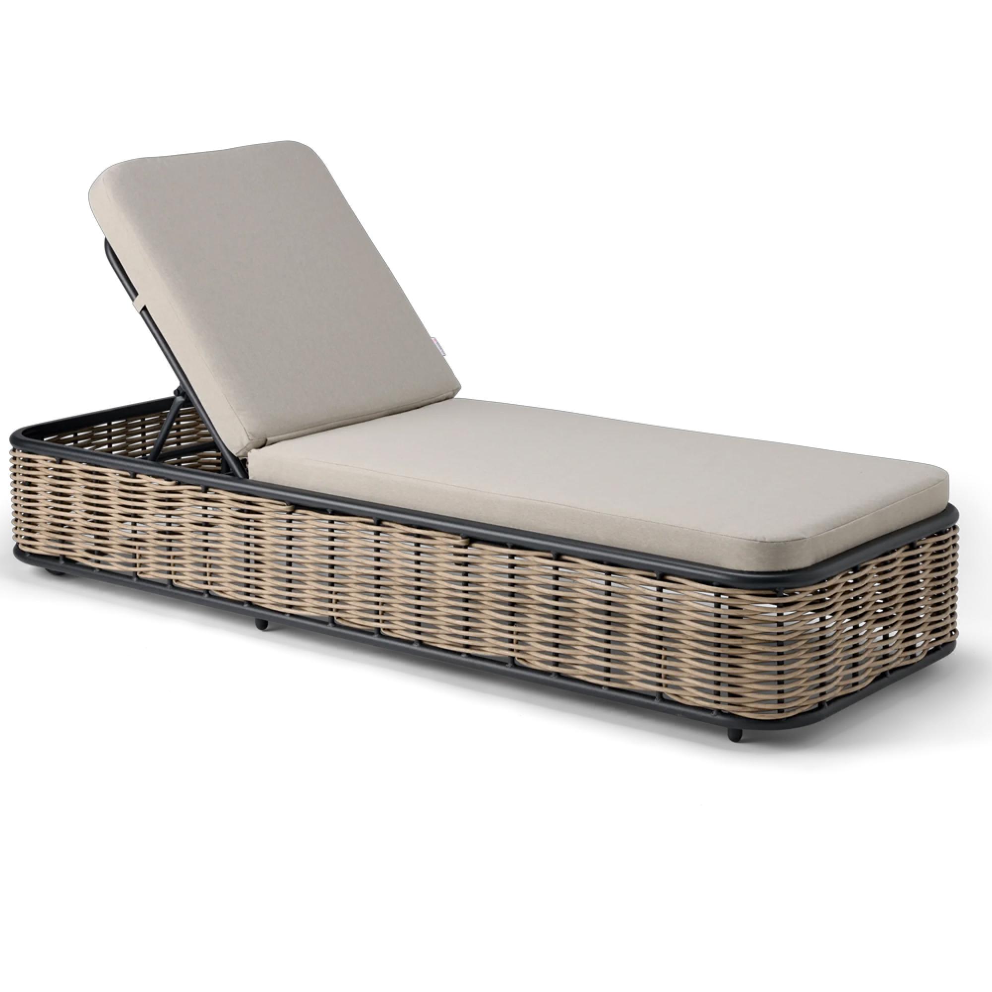 Pavilion Sunlounger - Rattan