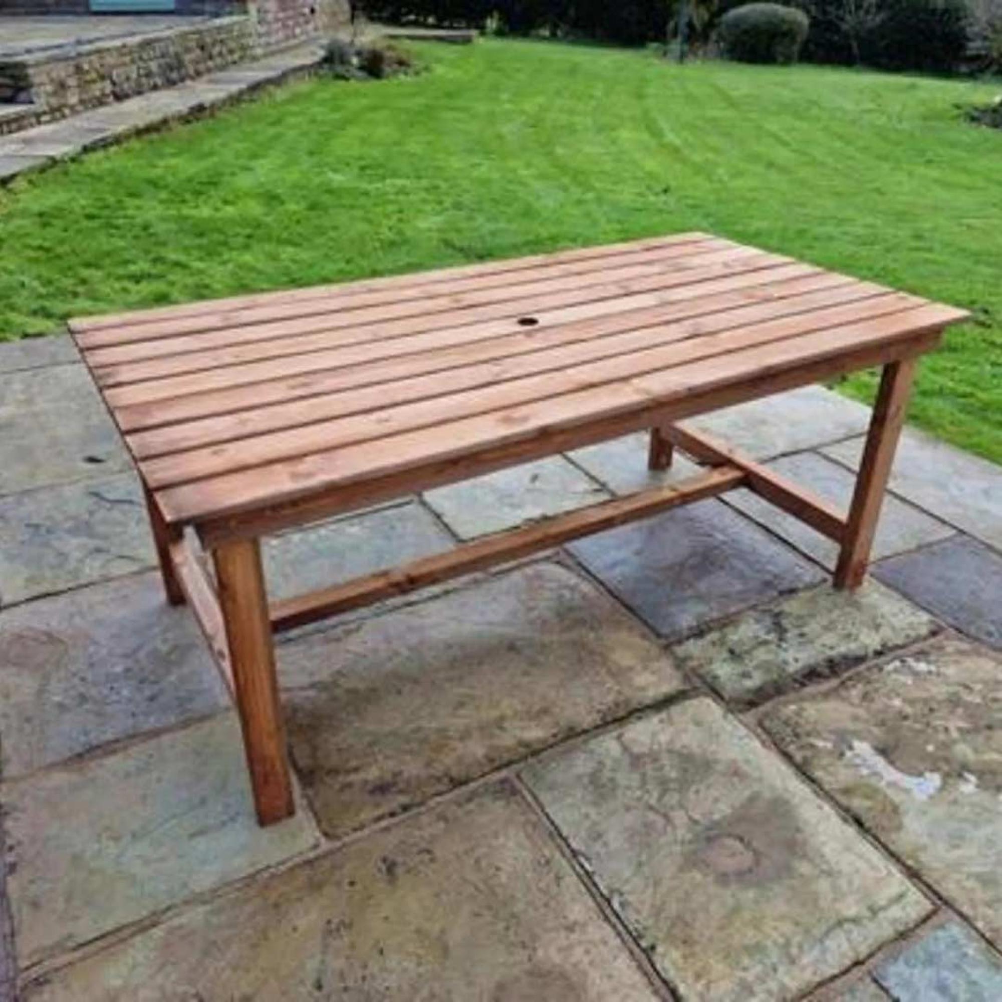 Churnet Valley Redwood Garden Dining Table