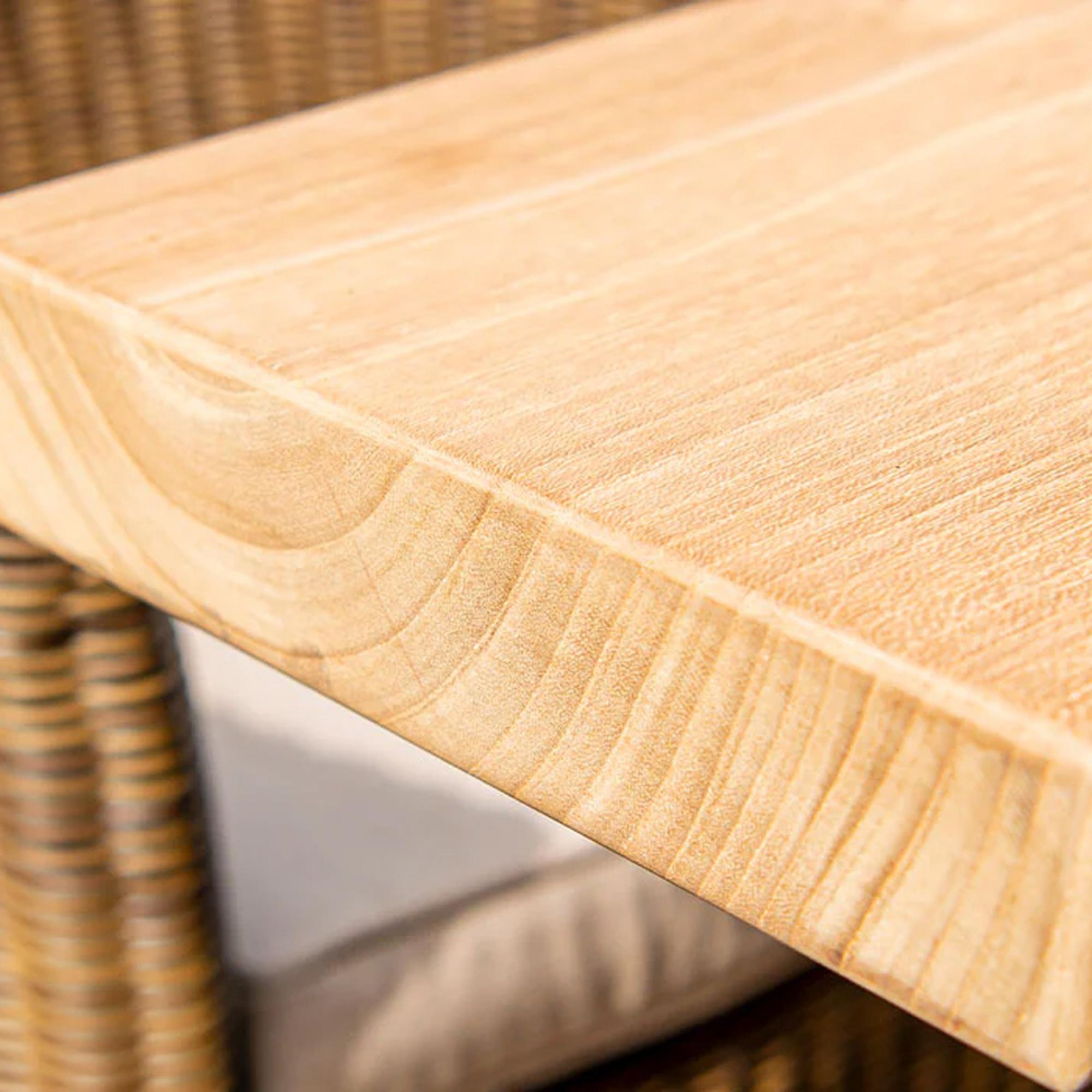 Plank Garden Dining Table - 8 Seater - 240cm - Teak Wood