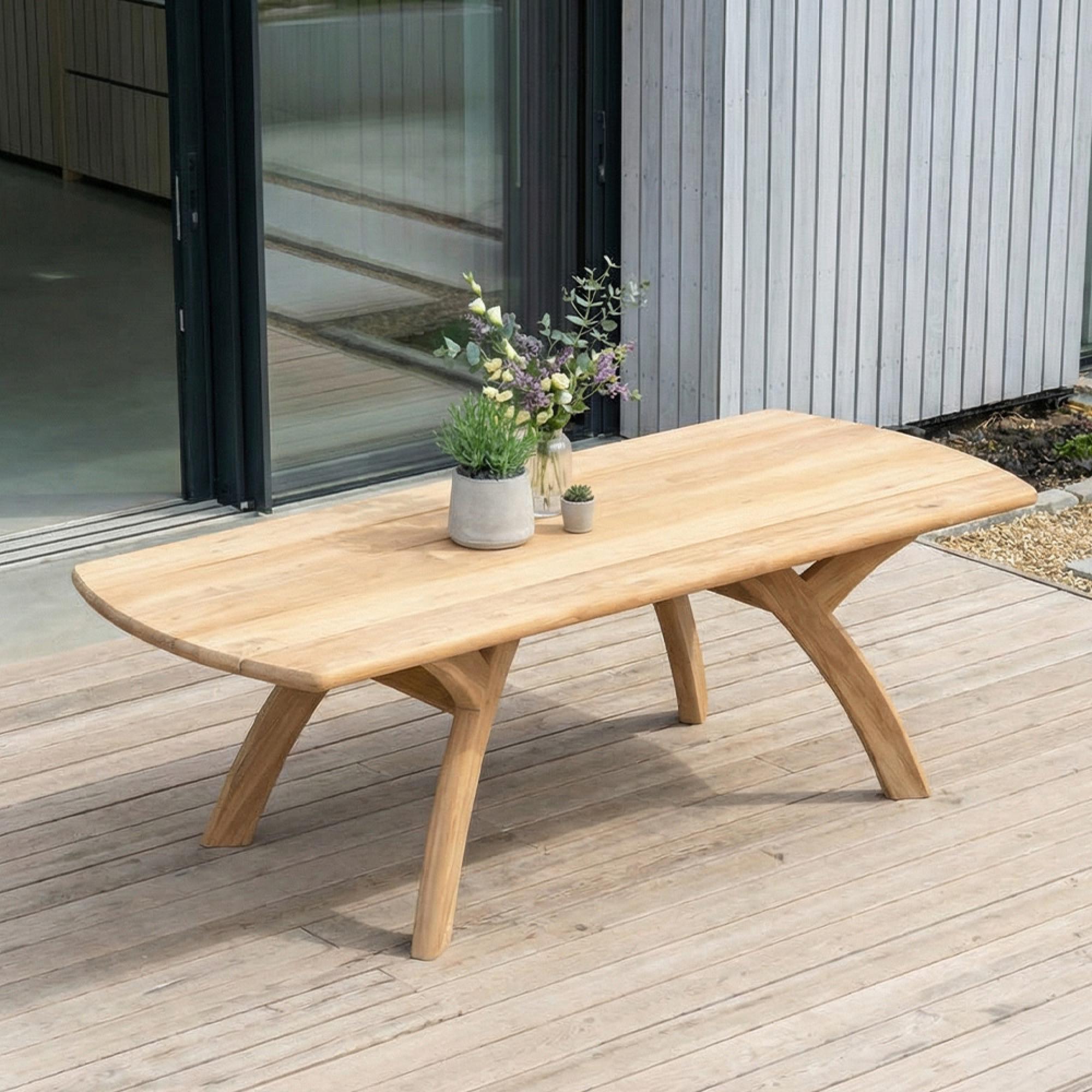 Sorrento Garden Dining Table - 10 Seater - 240cm - Teak Wood