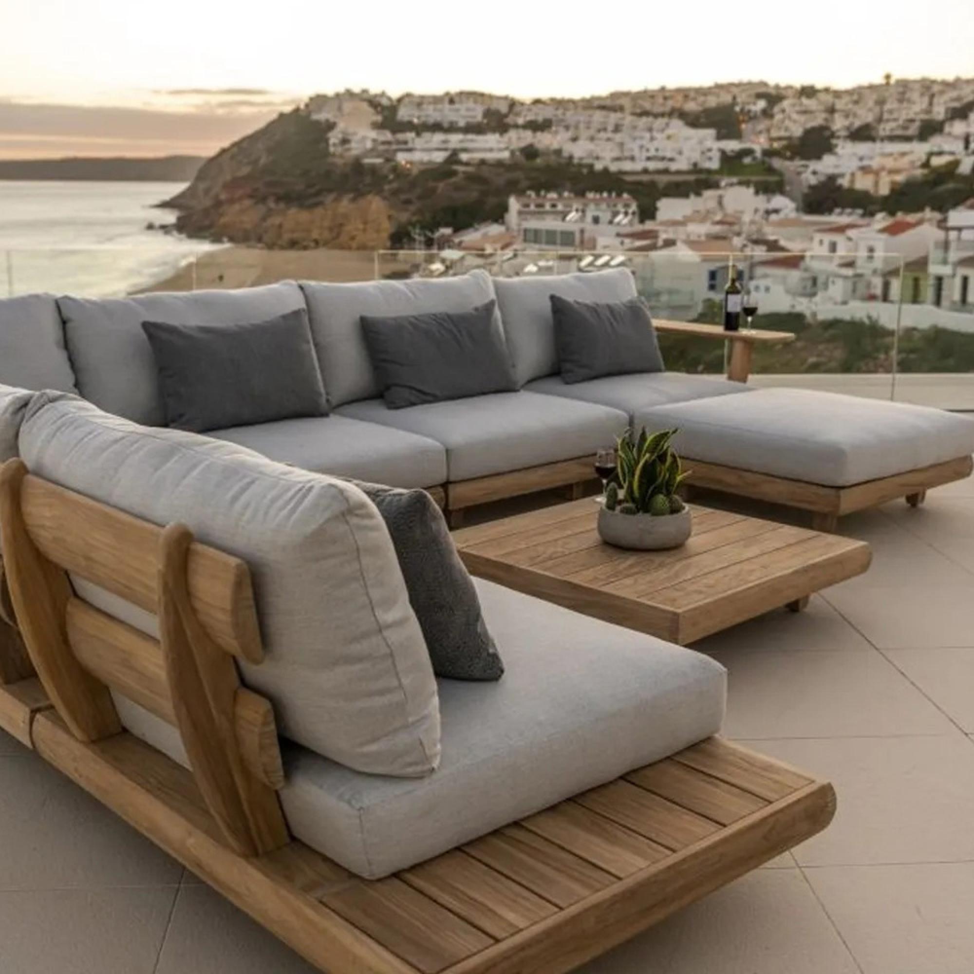 Sorrento Garden Coffee Table -  Square - Teak Wood