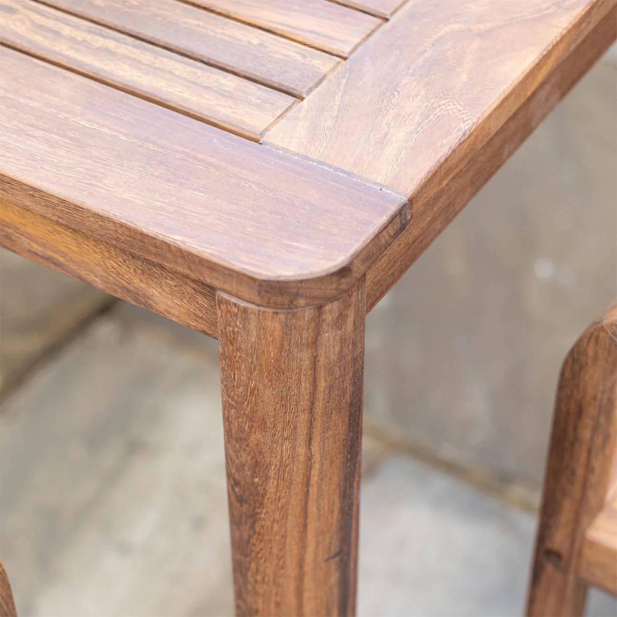 Bolney Dining Table - 6 Seater - 160cm - Garden - Acacia Wood