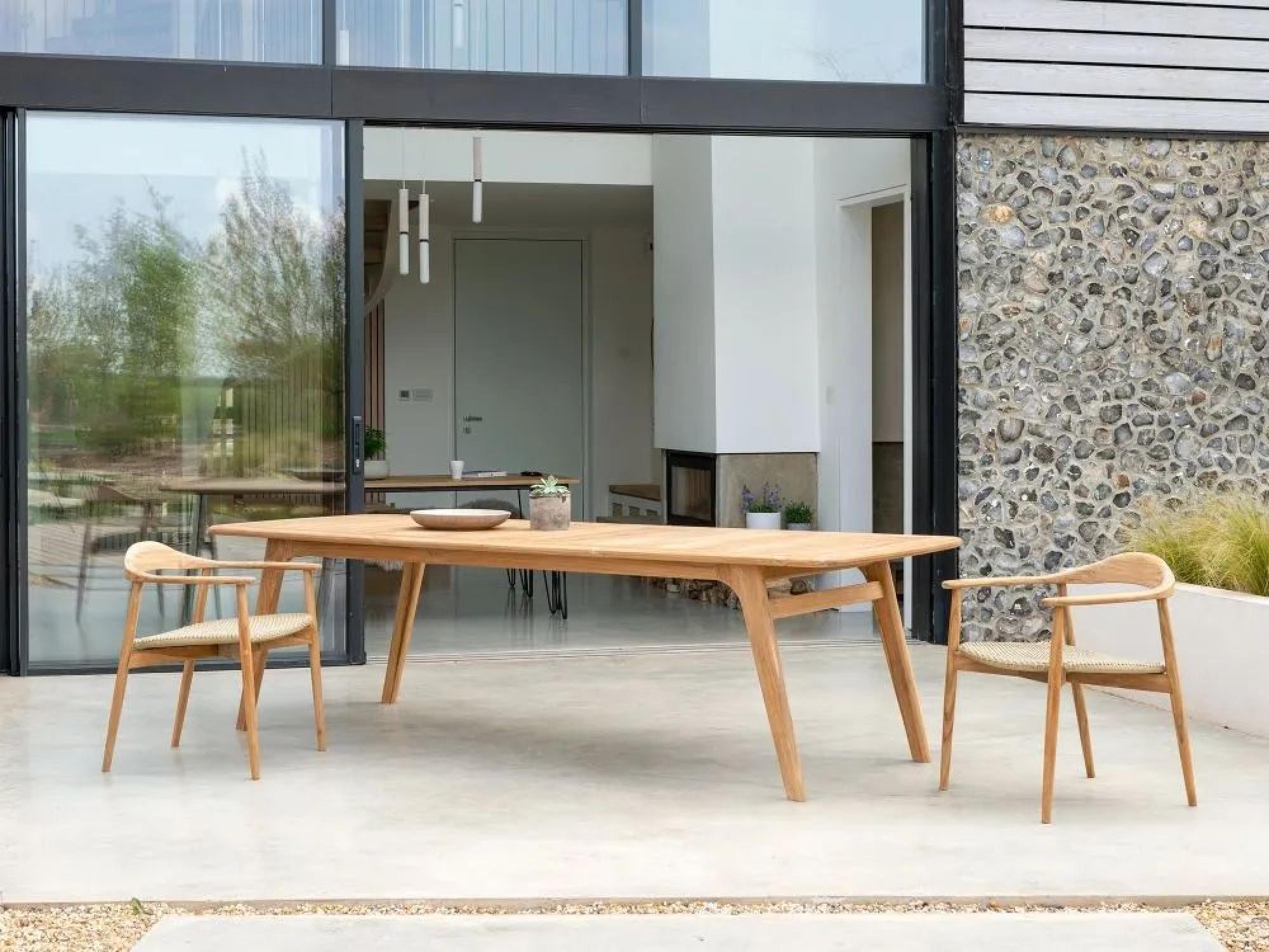 Dana Dining Table - 12 Seater - 270cm - Garden - Teak