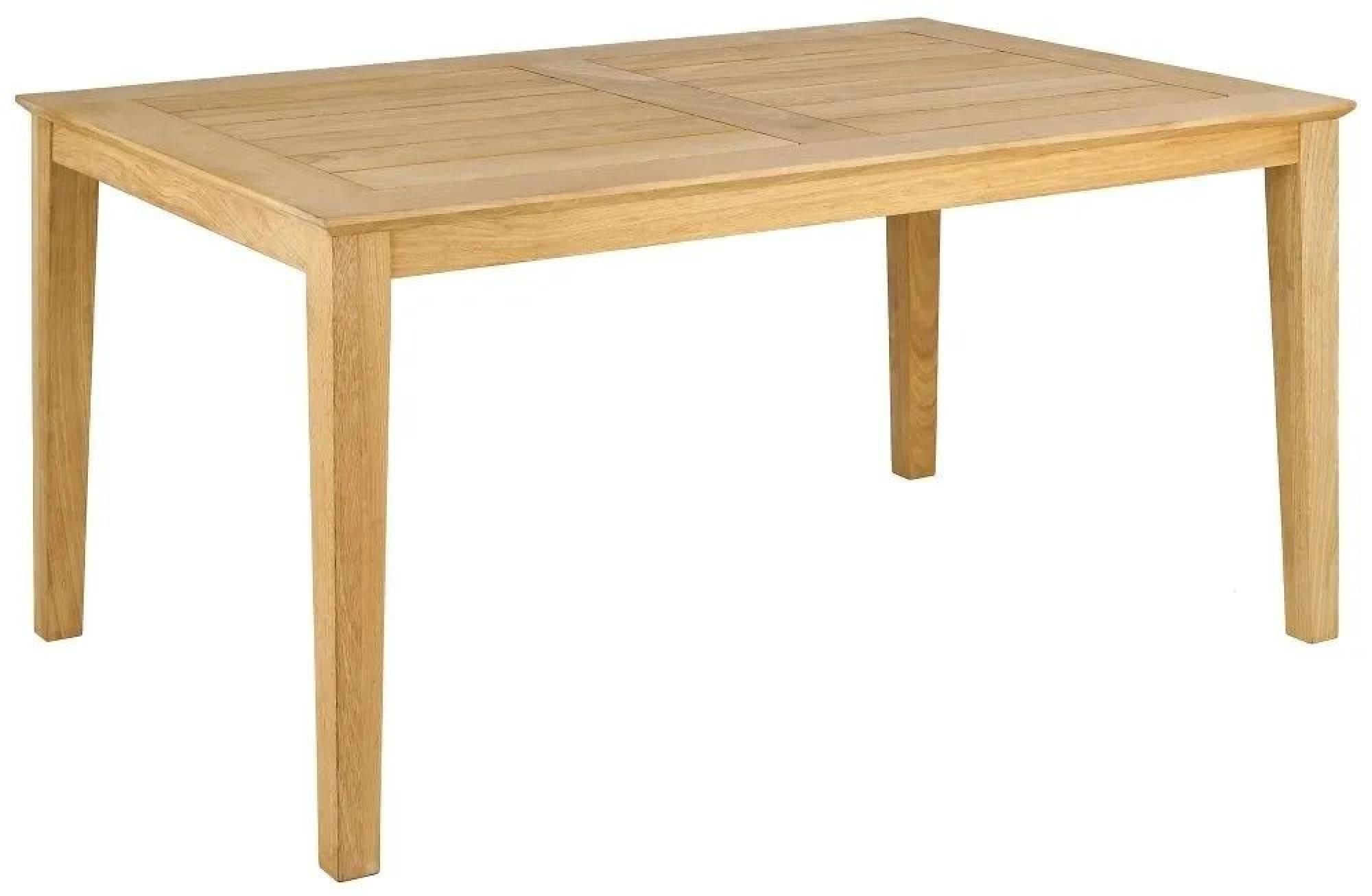 Roble Wood Garden Dining Table - 6 Seater - 150cm