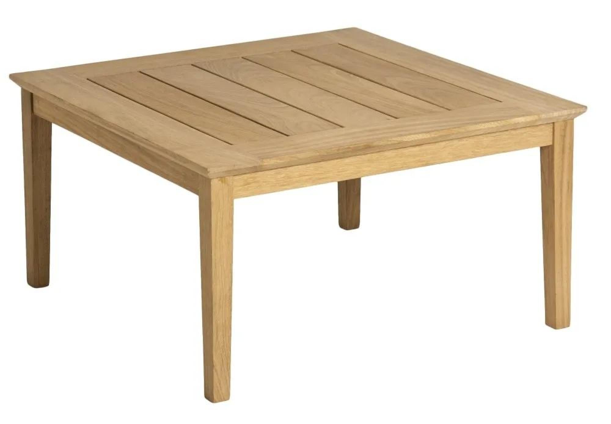 Roble Wood Square Garden Side Table