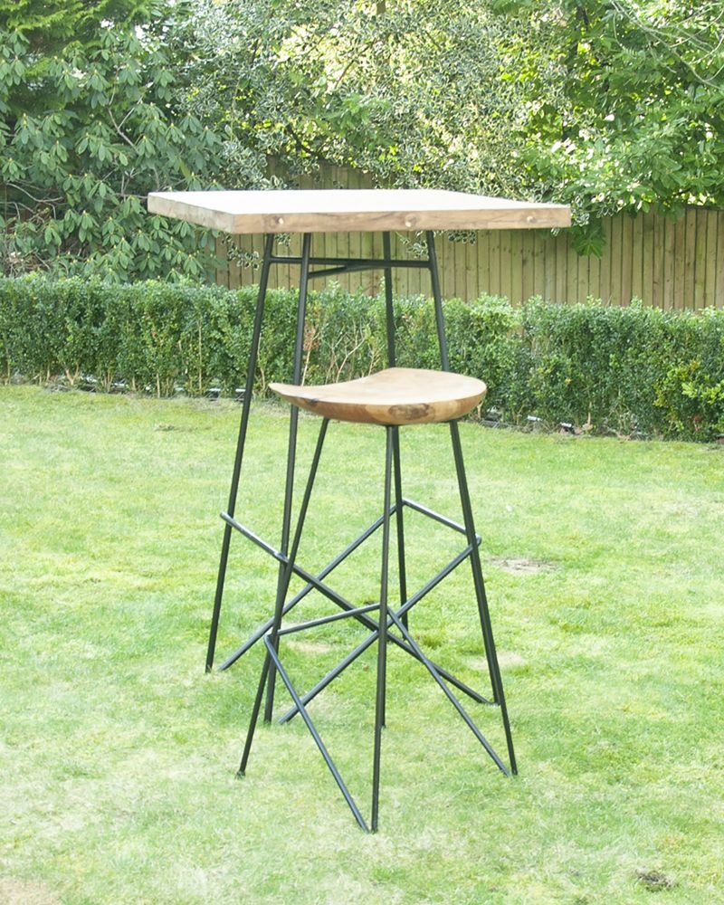 Belfort Bar Table - Teak Wood