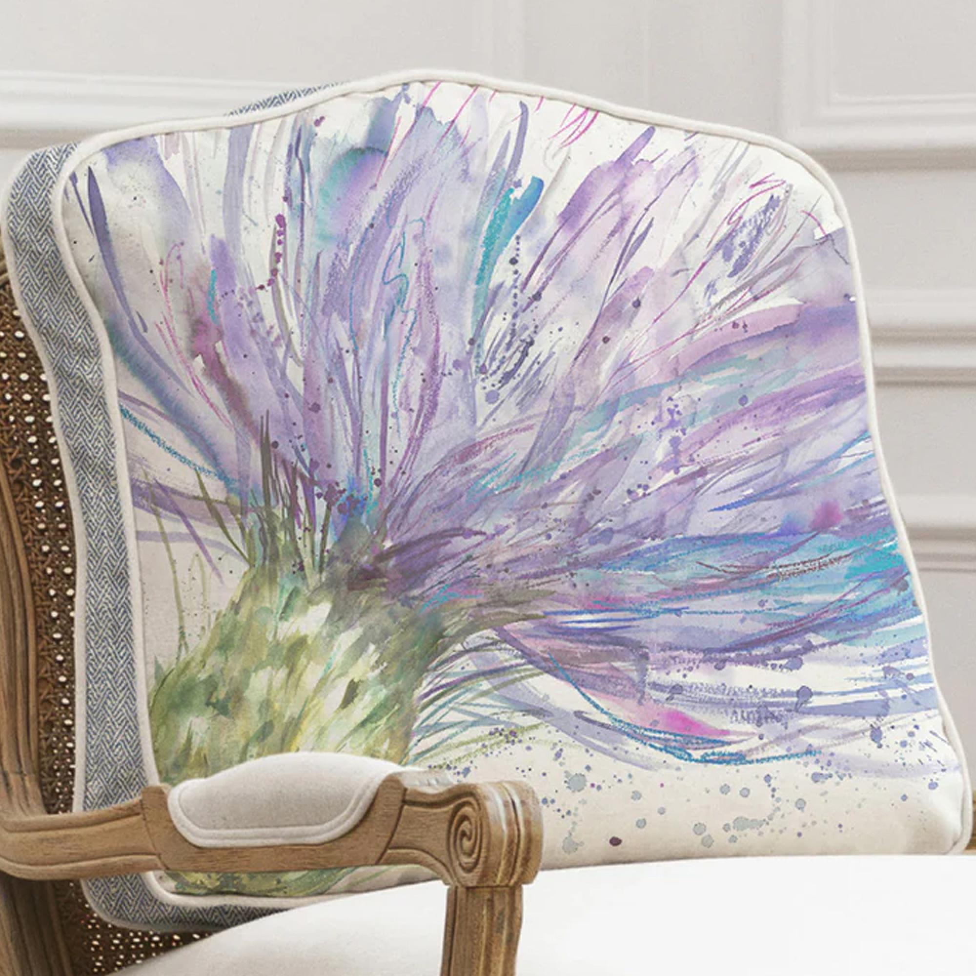 Expressive Chair Cover - Thistle Florence