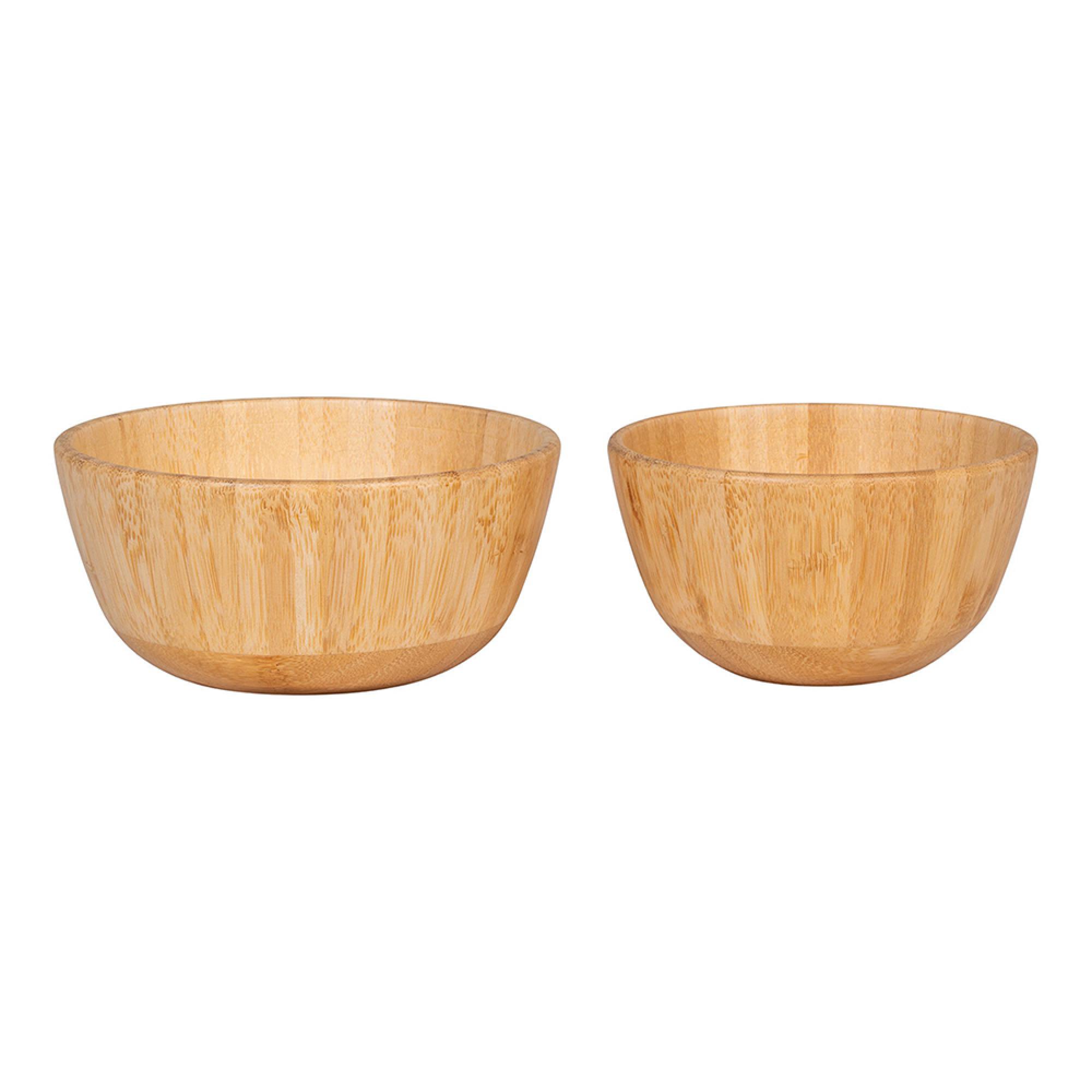 Chefalu Round Bowl - Set of 2 - Bamboo - Natural