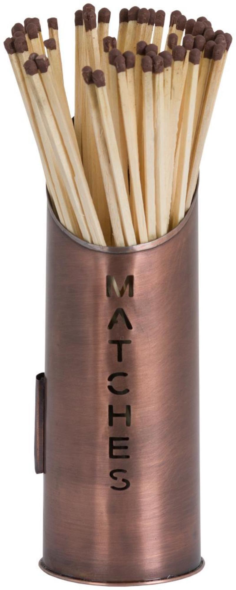Logs & Kindling Buckets - Matchstick Holder - Copper