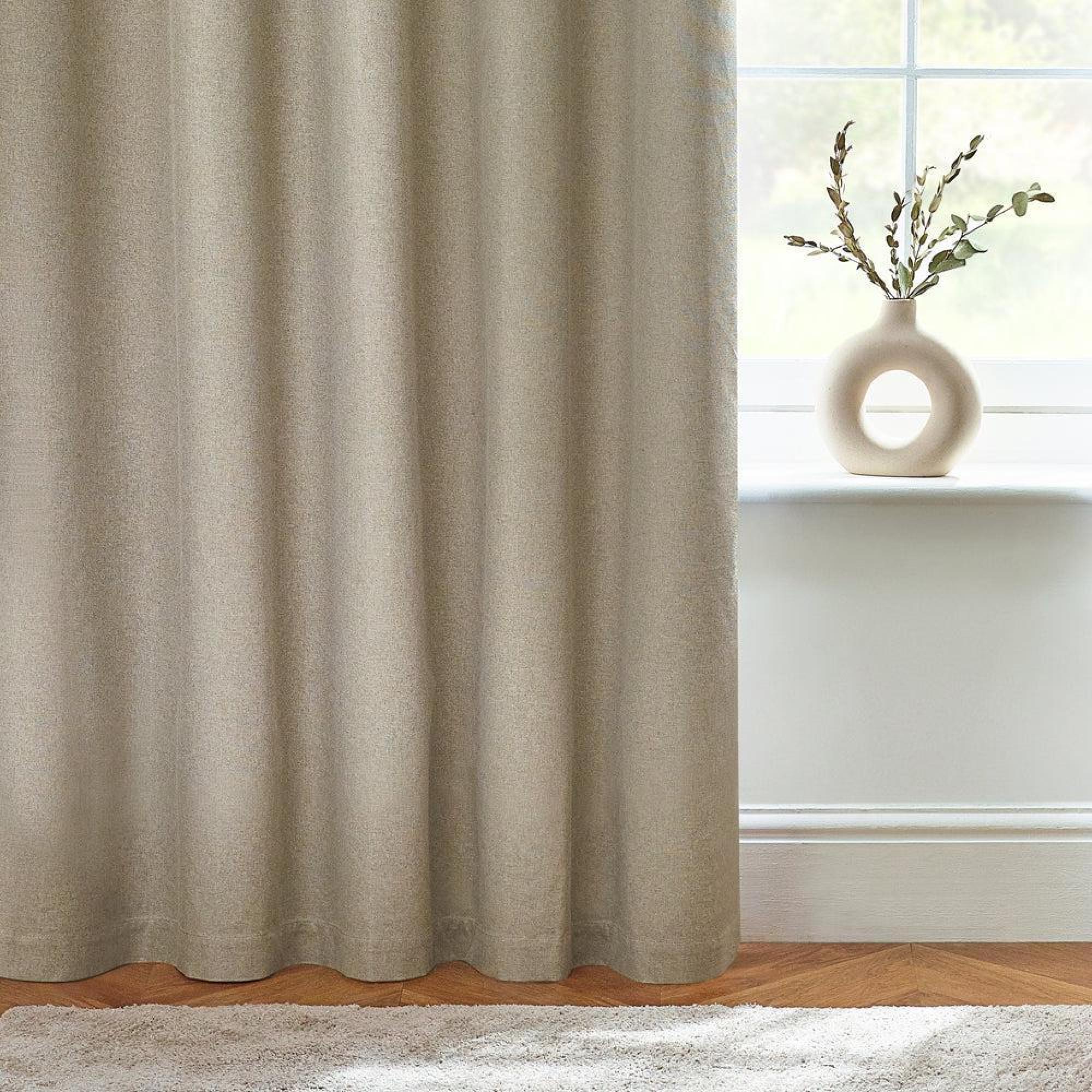 Furn Dawn Natural Blackout Thermal Eyelet Curtains