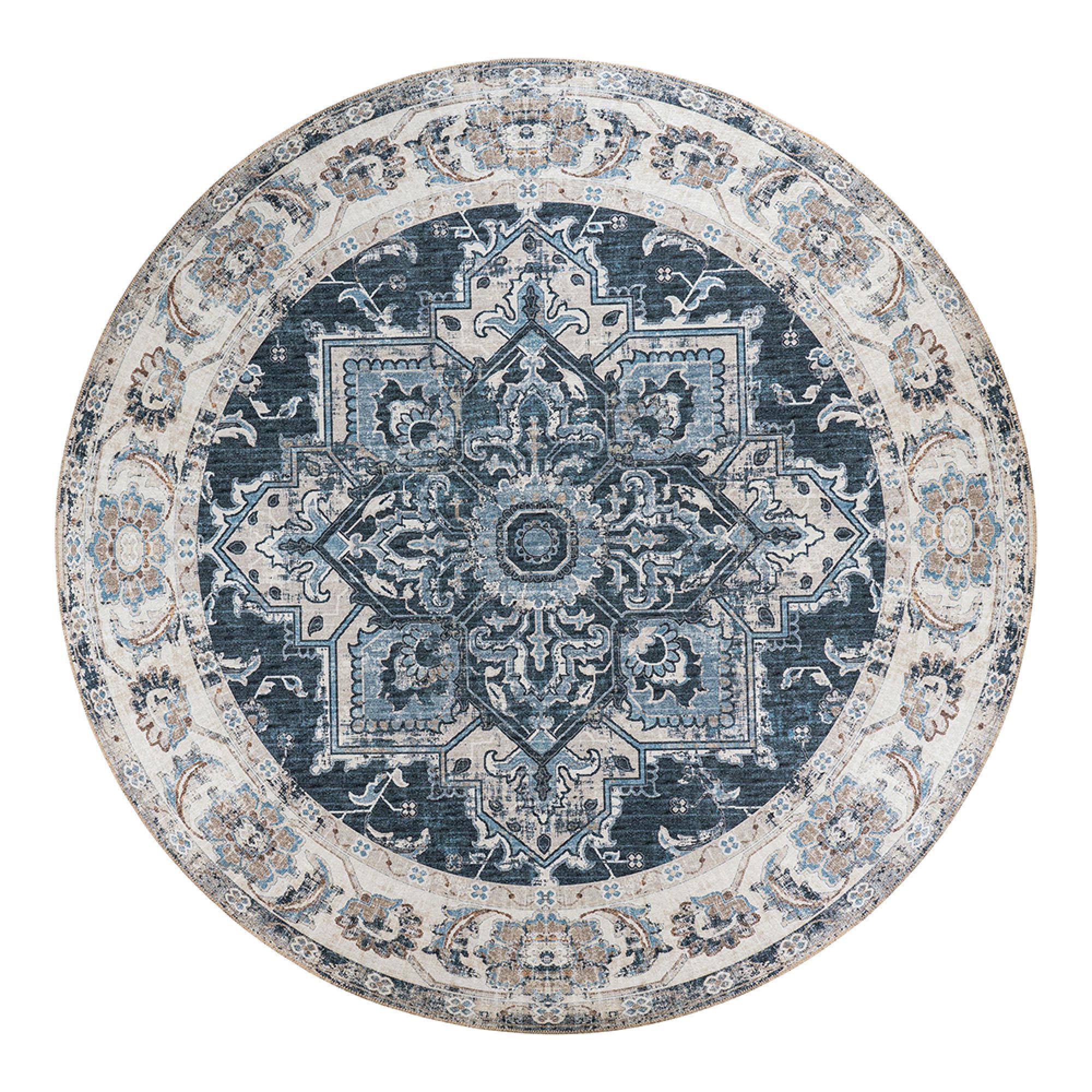 Havana Rug - Blue - Round - 200cm x 200cm