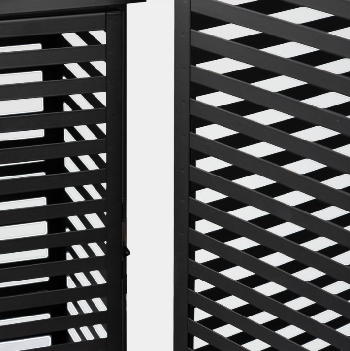 Lanterns - Hollow Black Metal - Set of 2 - 3 Lanterns