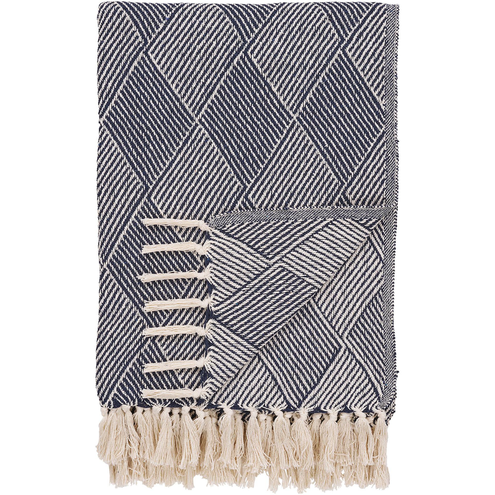 Izmir Throw - Blue Fabric