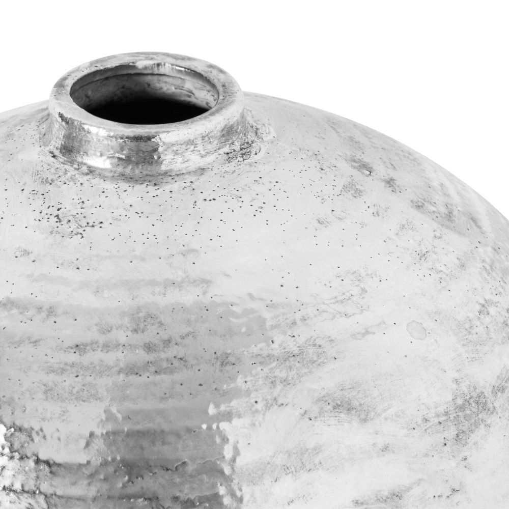 Astral Vase - Large - Hammered Silver