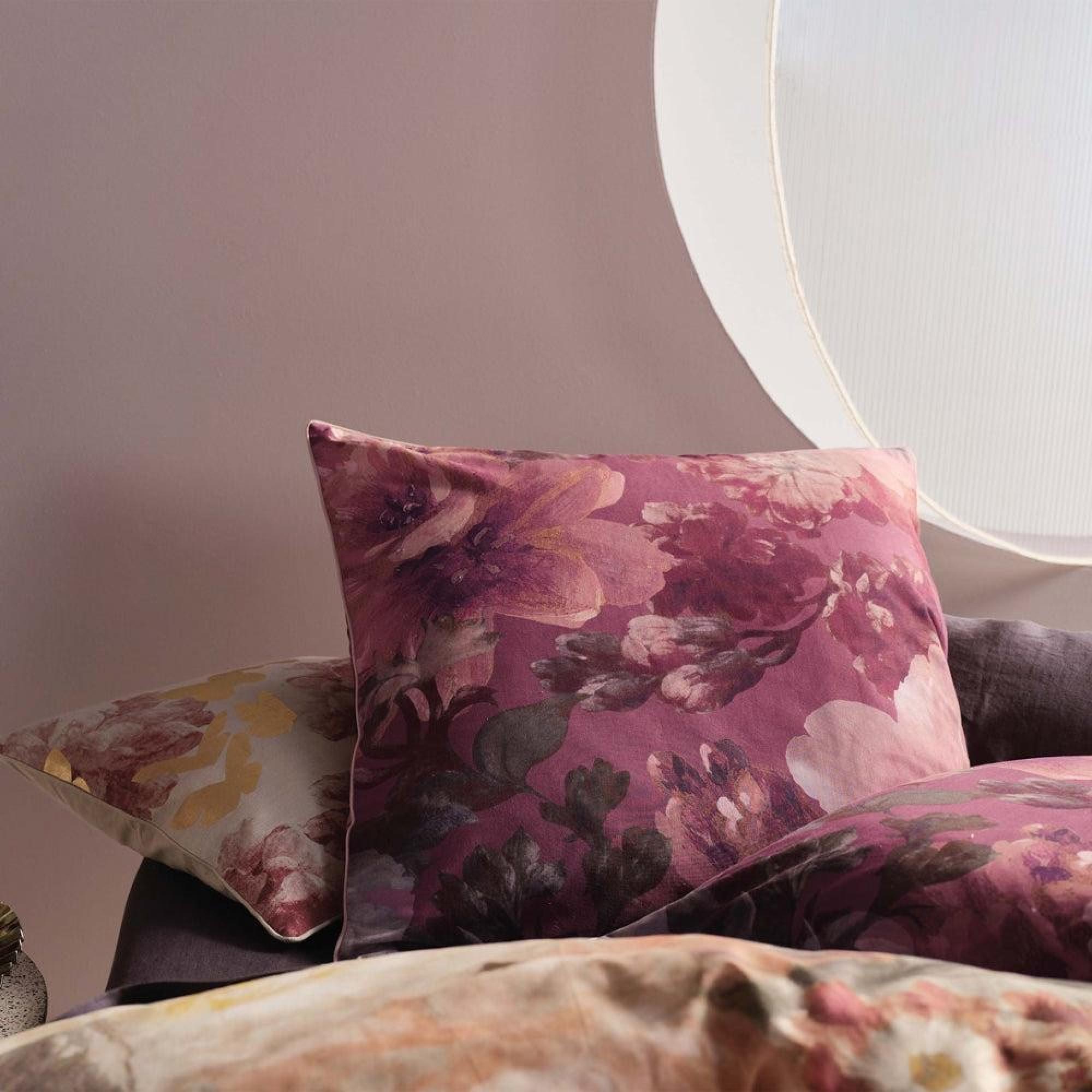 Linen House Floriane Clay and Botanical Pillow Sham