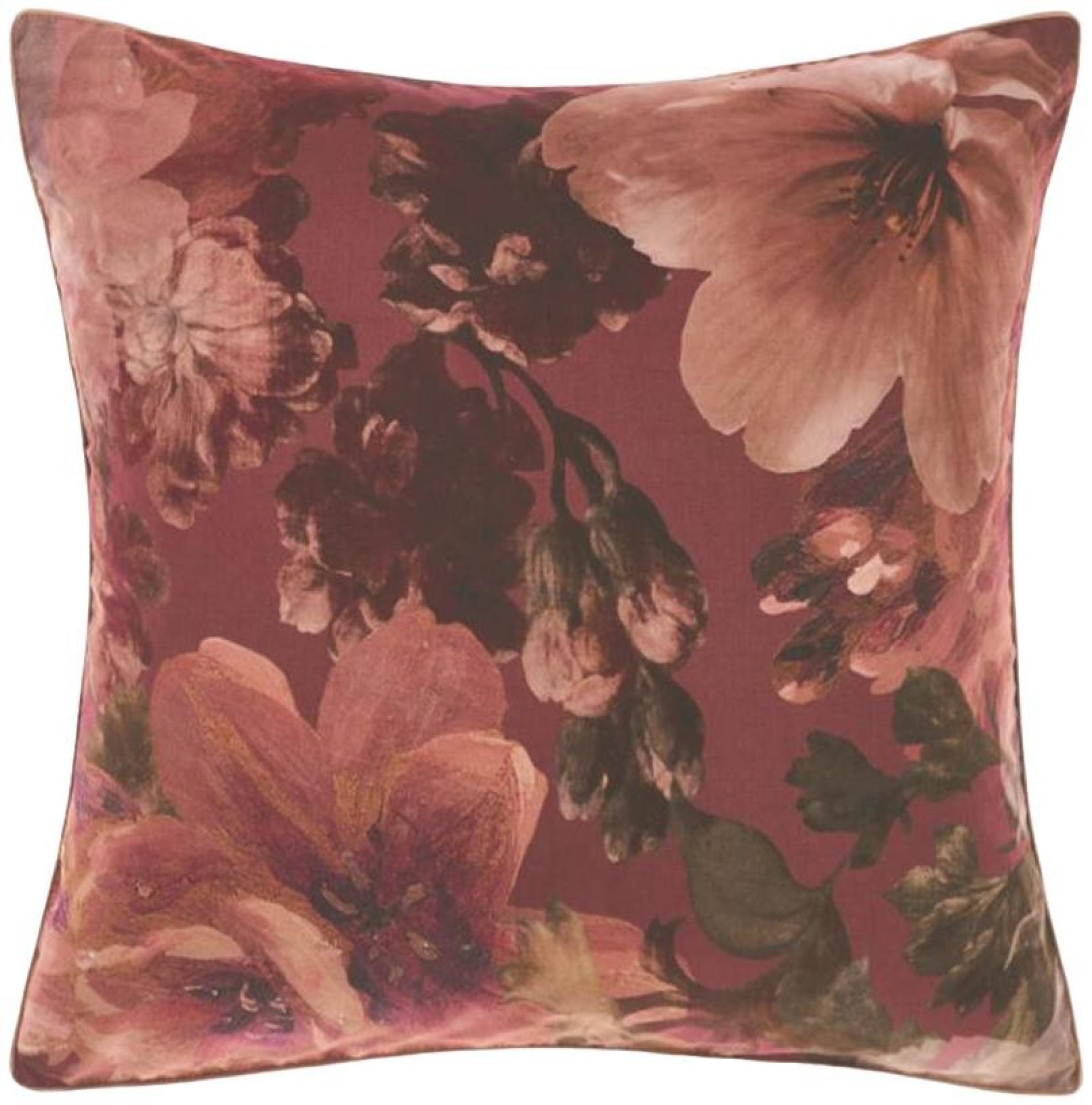 Linen House Floriane Clay and Botanical Pillow Sham