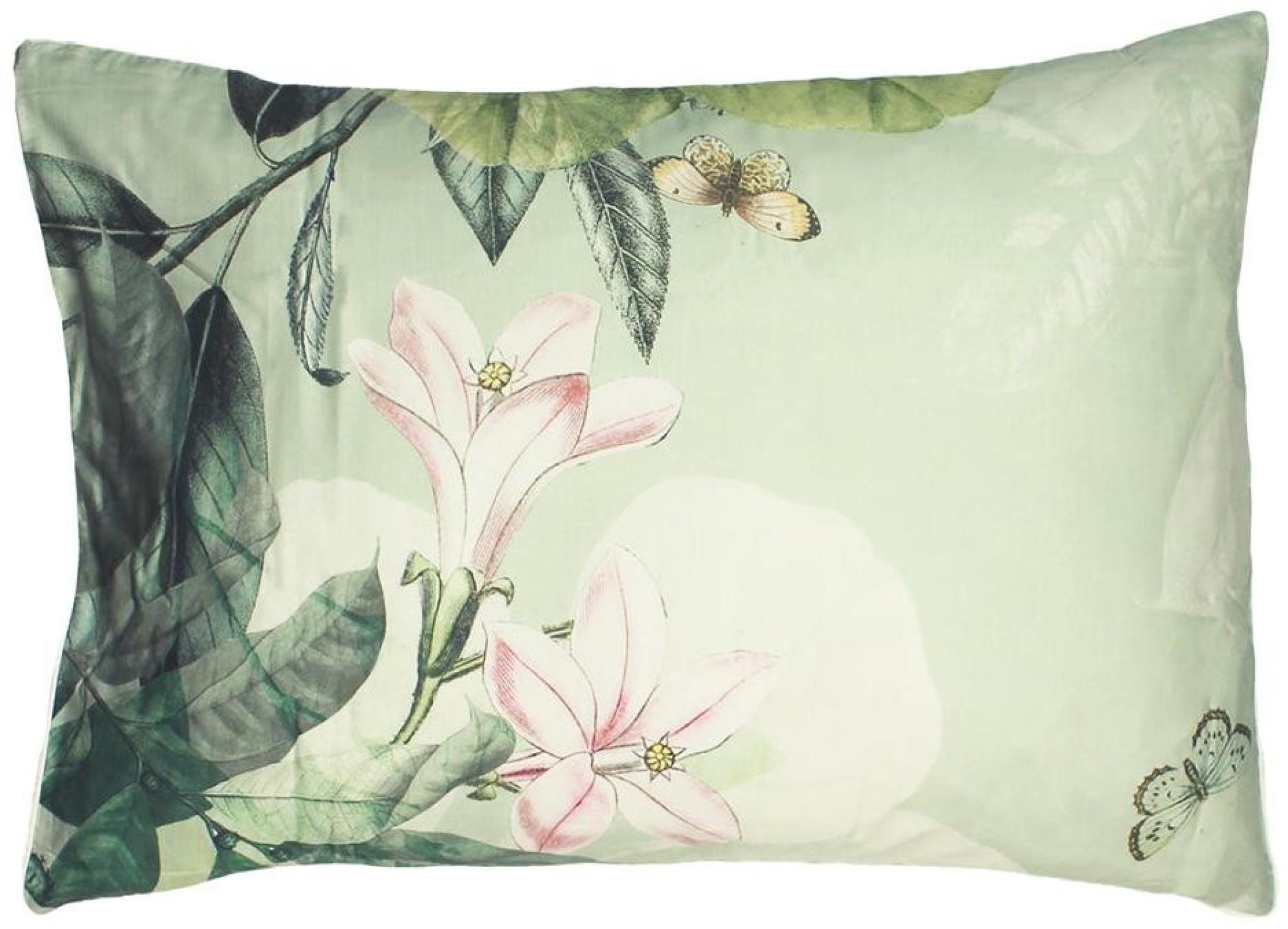Linen House Glasshouse Mint Botanical Pillowcase